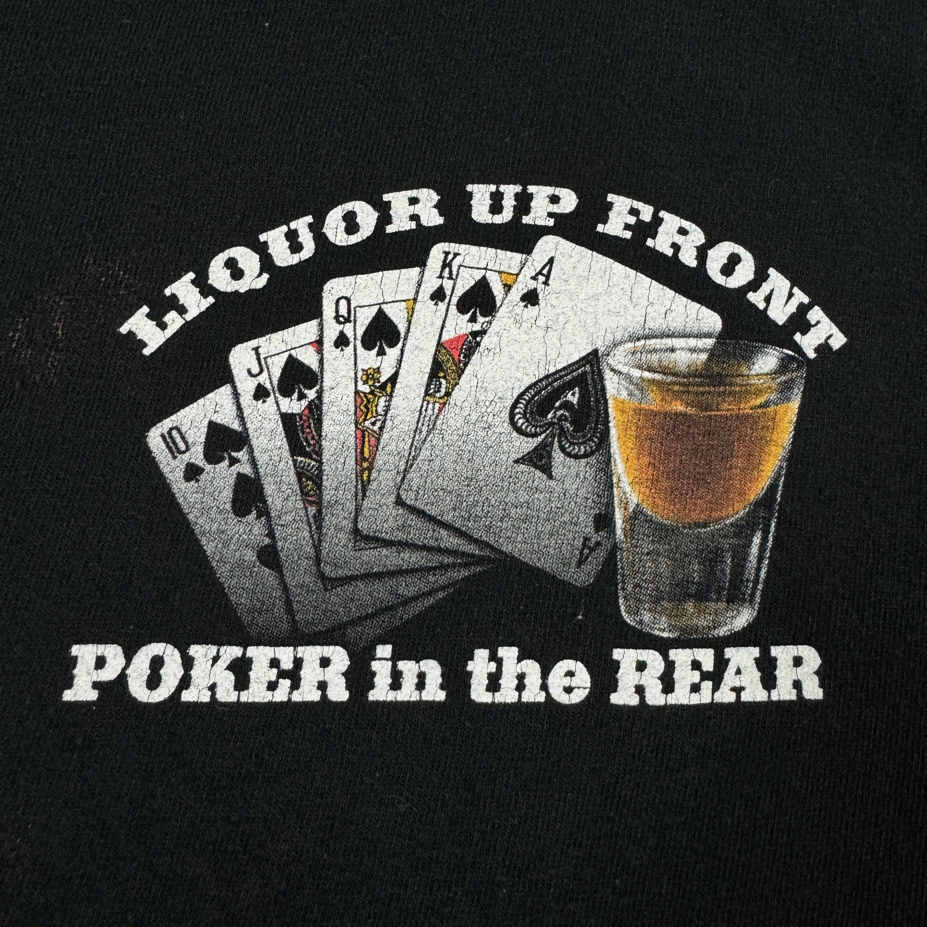 Vintage Vintage Poker in the Rear Tee Size US XXL / EU 58 / 5 - 4 Thumbnail
