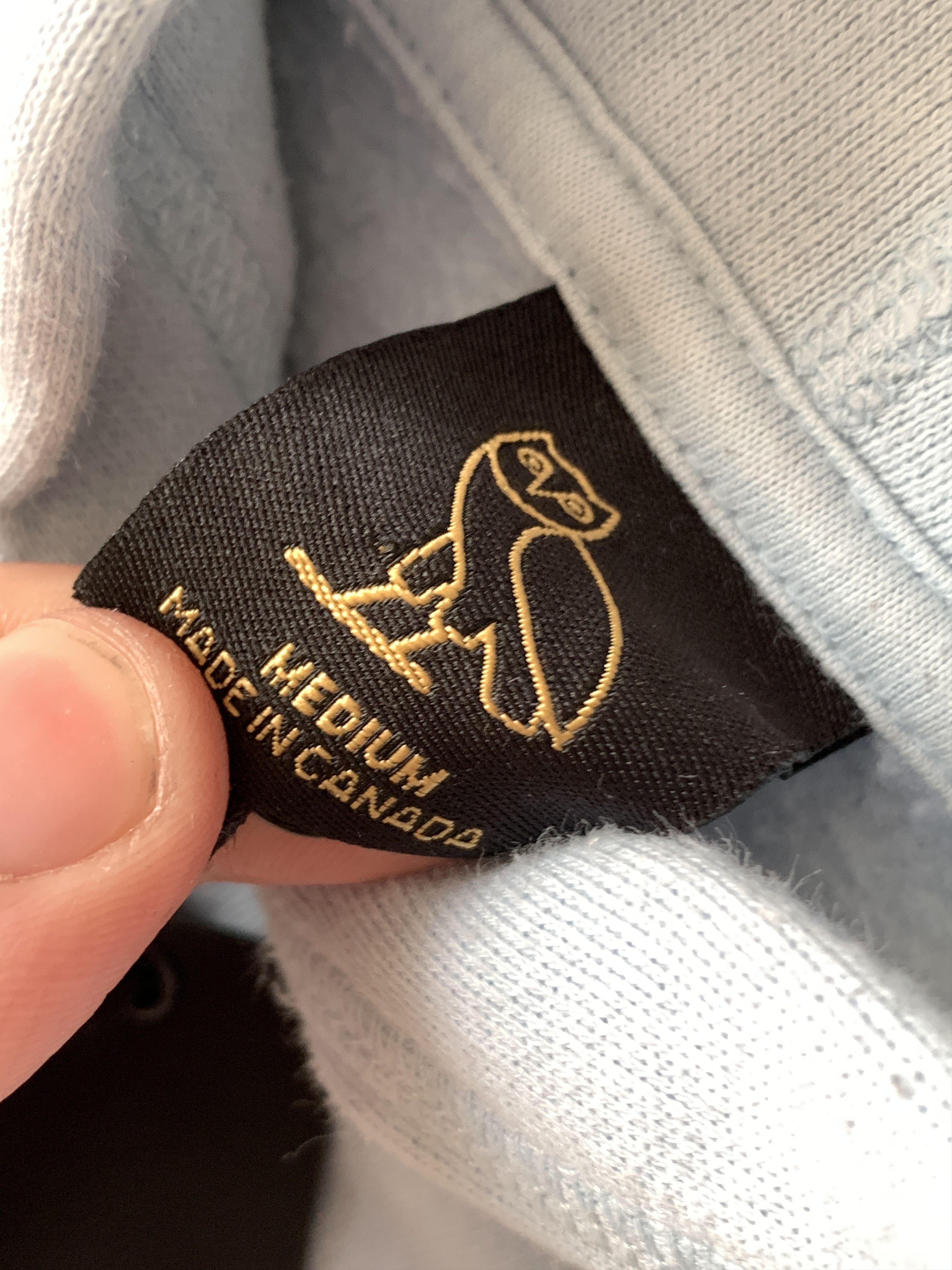 Drake OVO Chenille Womens Hoodie Sky Blue Size M / US 6-8 / IT 42-44 - 5 Thumbnail