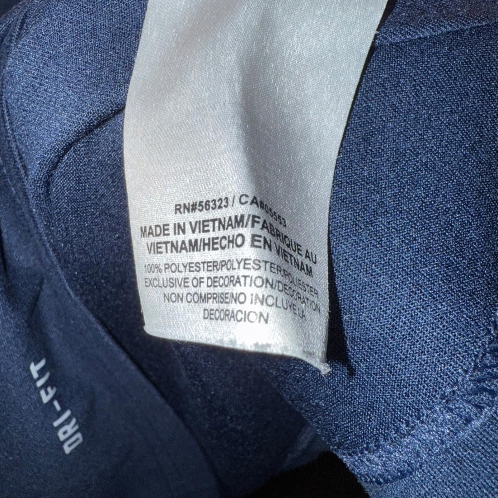 Nike Nike Dri-FIT M Mens Long Sleeve Training Shirt Navy Blue Size US L / EU 52-54 / 3 - 7 Thumbnail