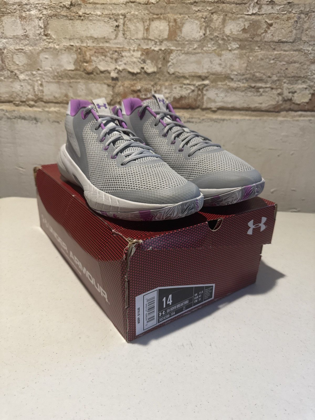 Under Armour HOVR Breakthru Size US 12.5 / EU 45-46 - 1 Thumbnail