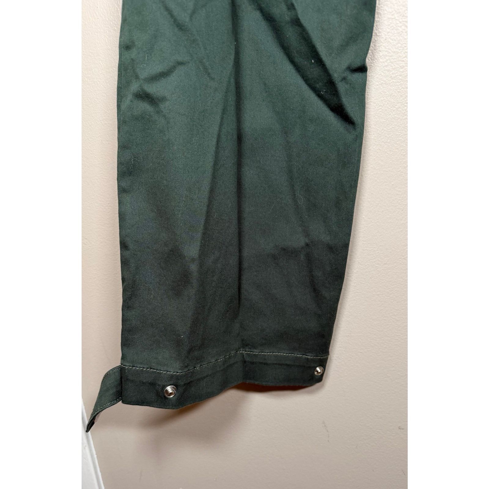 WeWoreWhat NWT WeWoreWhat Utility Straight Pants Emerald Sateen size S Size 28" / US 6 / IT 42 - 11 Thumbnail