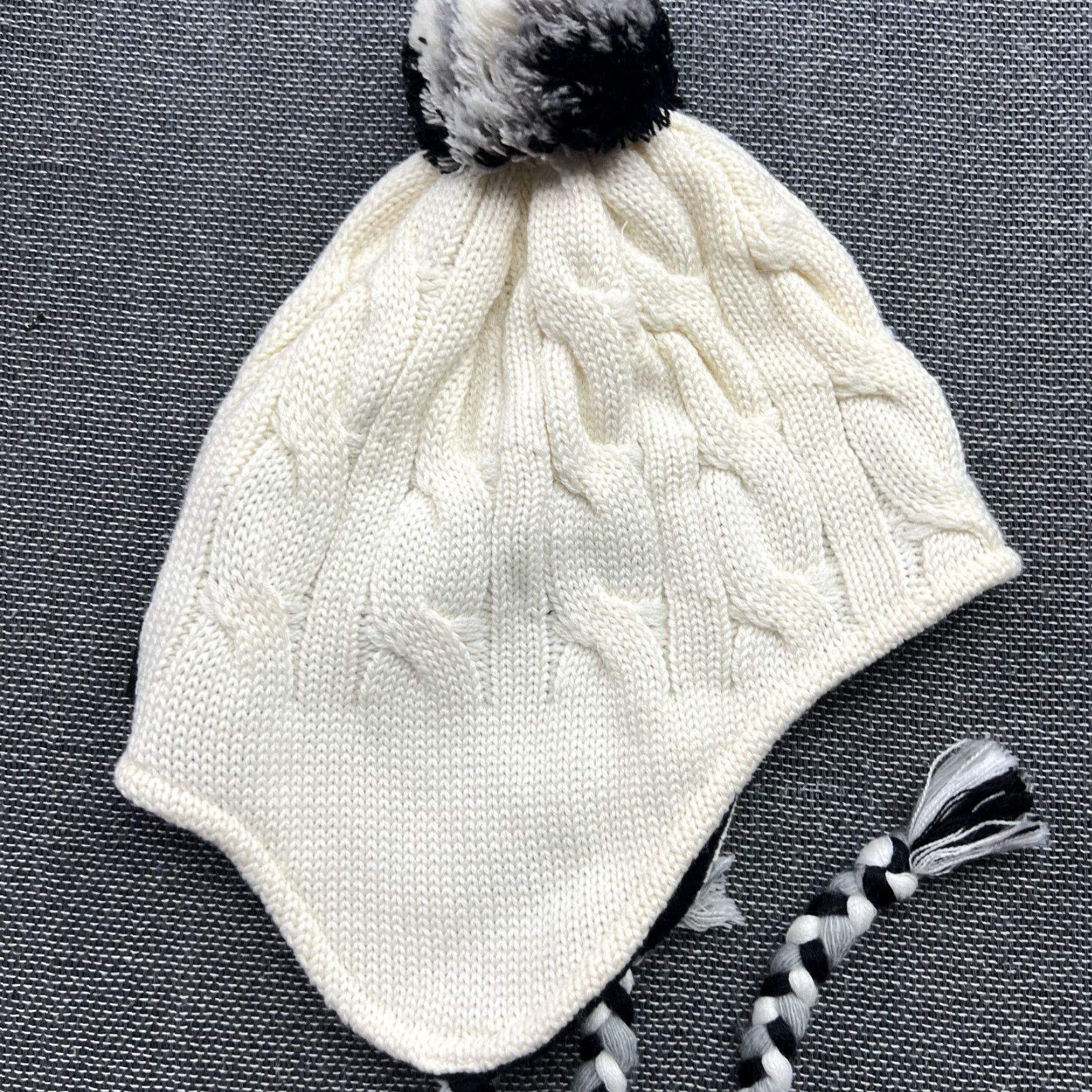 Vintage Toni Sailer Womens Beanie One Size Trapper Ear Flap Pom Pom Wool Blend Lined Size ONE SIZE - 4 Thumbnail