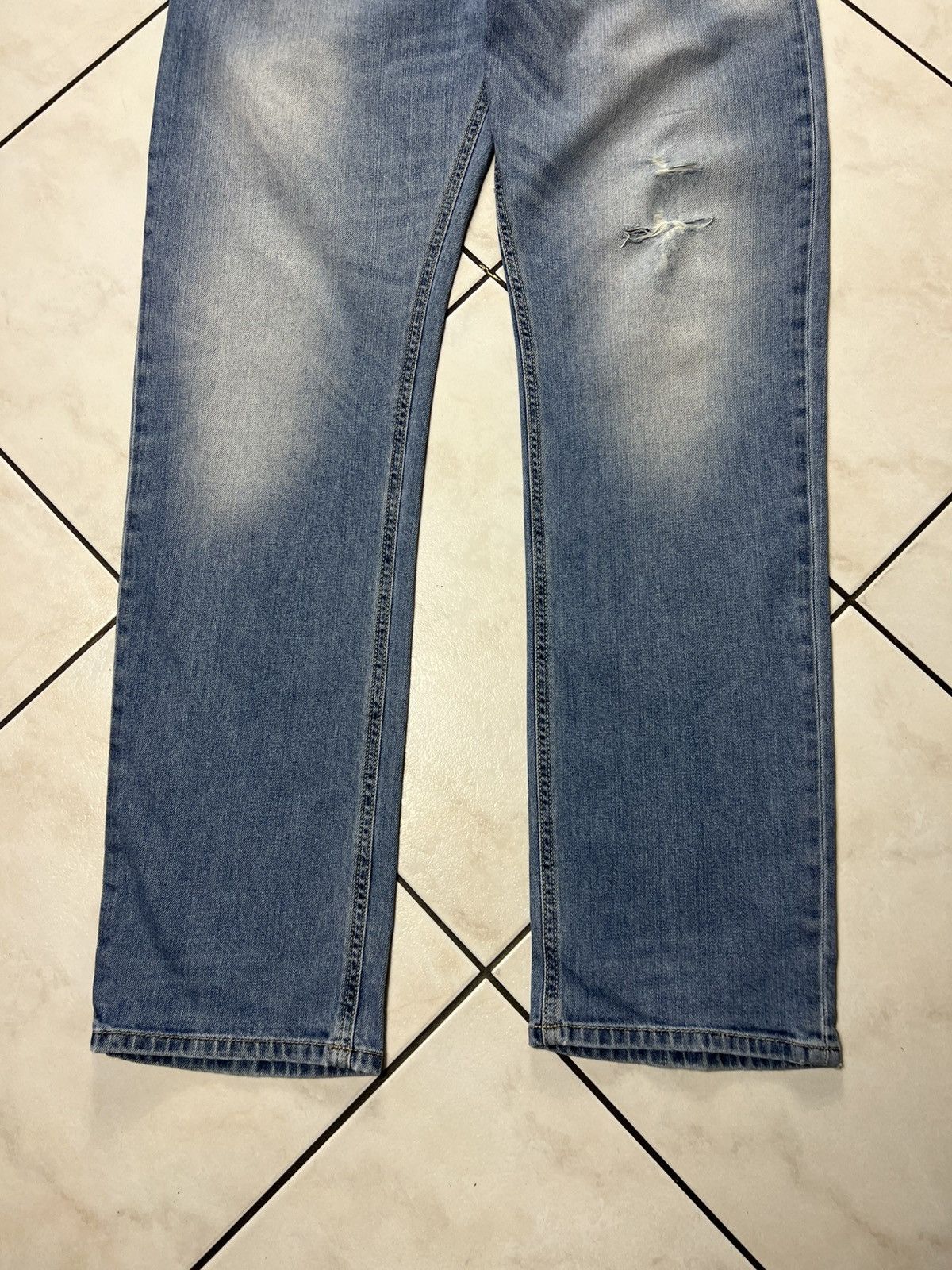 Diesel Vintage Diesel Waykee y2k distressed denim washed jeans pant Size US 34 / EU 50 - 4 Thumbnail
