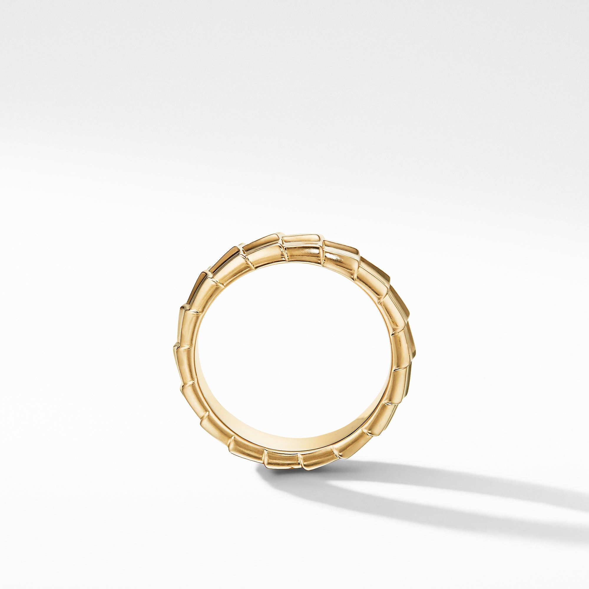 David Yurman o1w1db10526 R25212M/Size 10/Armory Band Ring in Golden Size ONE SIZE - 2 Thumbnail