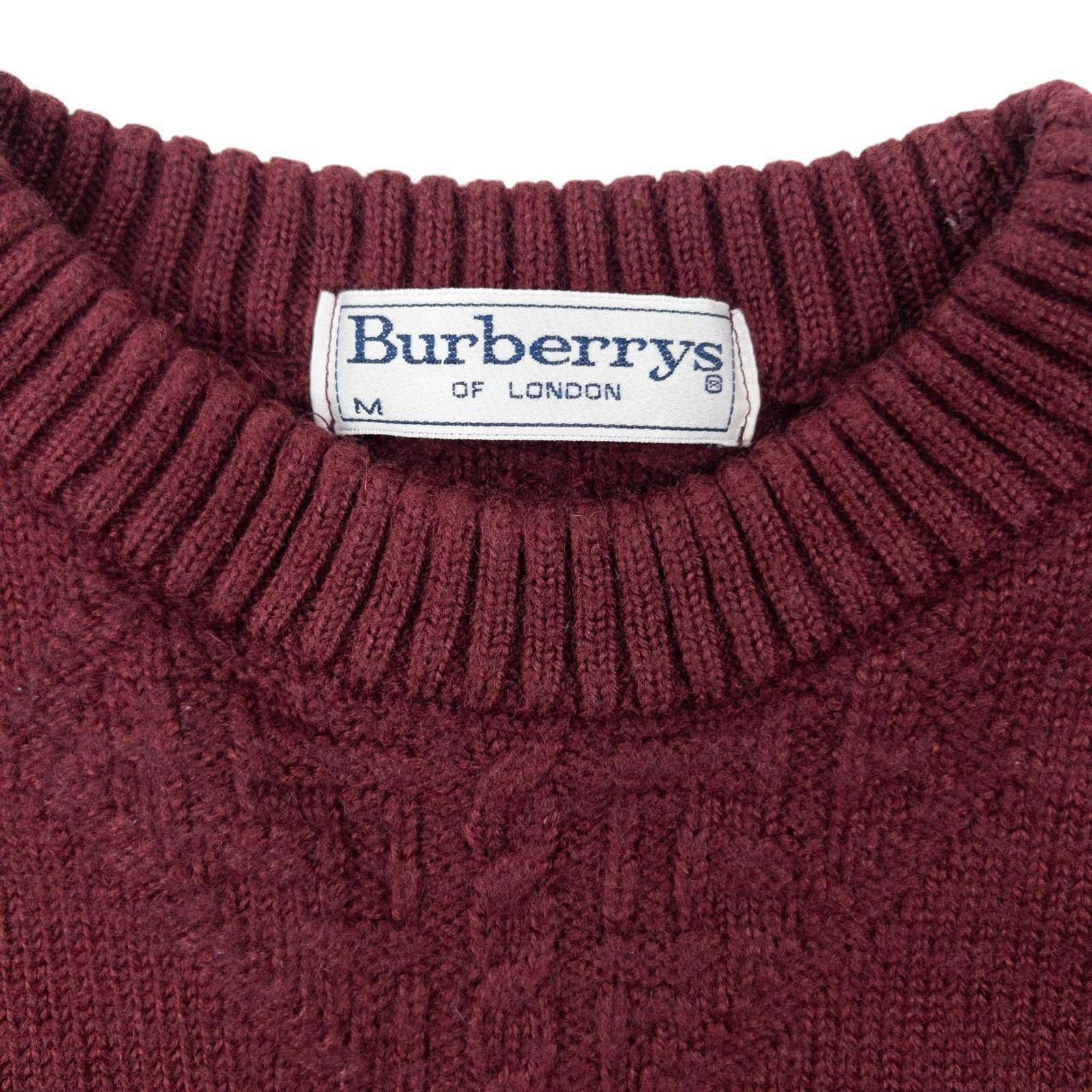 Burberry Vintage 90s Burberry Embroidered Knit Jumper Size XS Size US XS / EU 42 / 0 - 4 Thumbnail