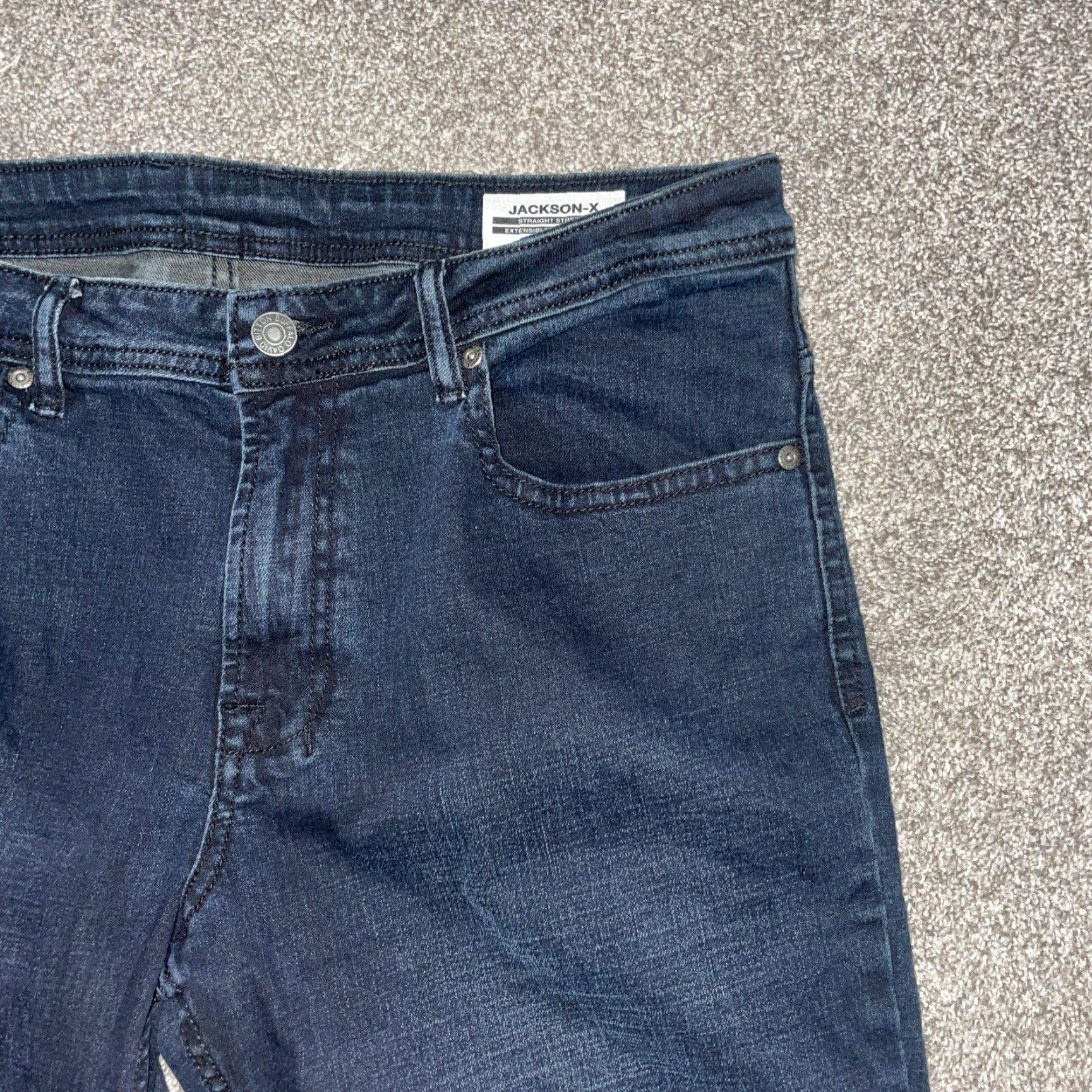 Buffalo David Bitton Buffalo David Bitton Jeans Dark Blue Straight Mens 36x30 Blue 38 Regular Inseam 30 Mens Jeans Dark Blue Straight Buffalo David Bitton Size US 38 / EU 54 - 3 Thumbnail