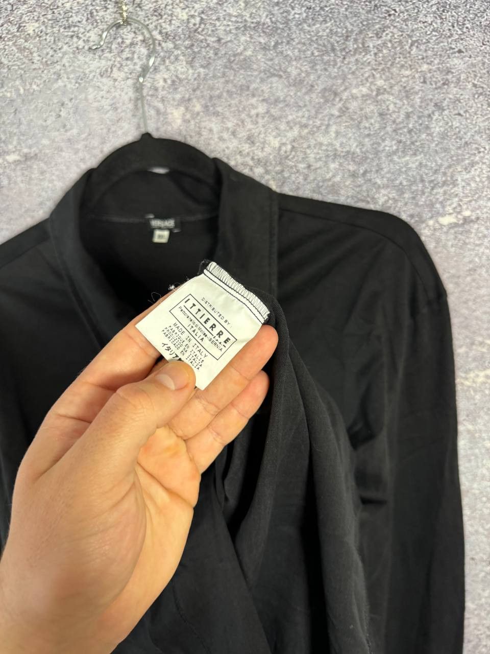 Versace × Versace Jeans Couture × Vintage Vintage Versace Jeans Couture Black Long Sleeve Size US L / EU 52-54 / 3 - 8 Thumbnail