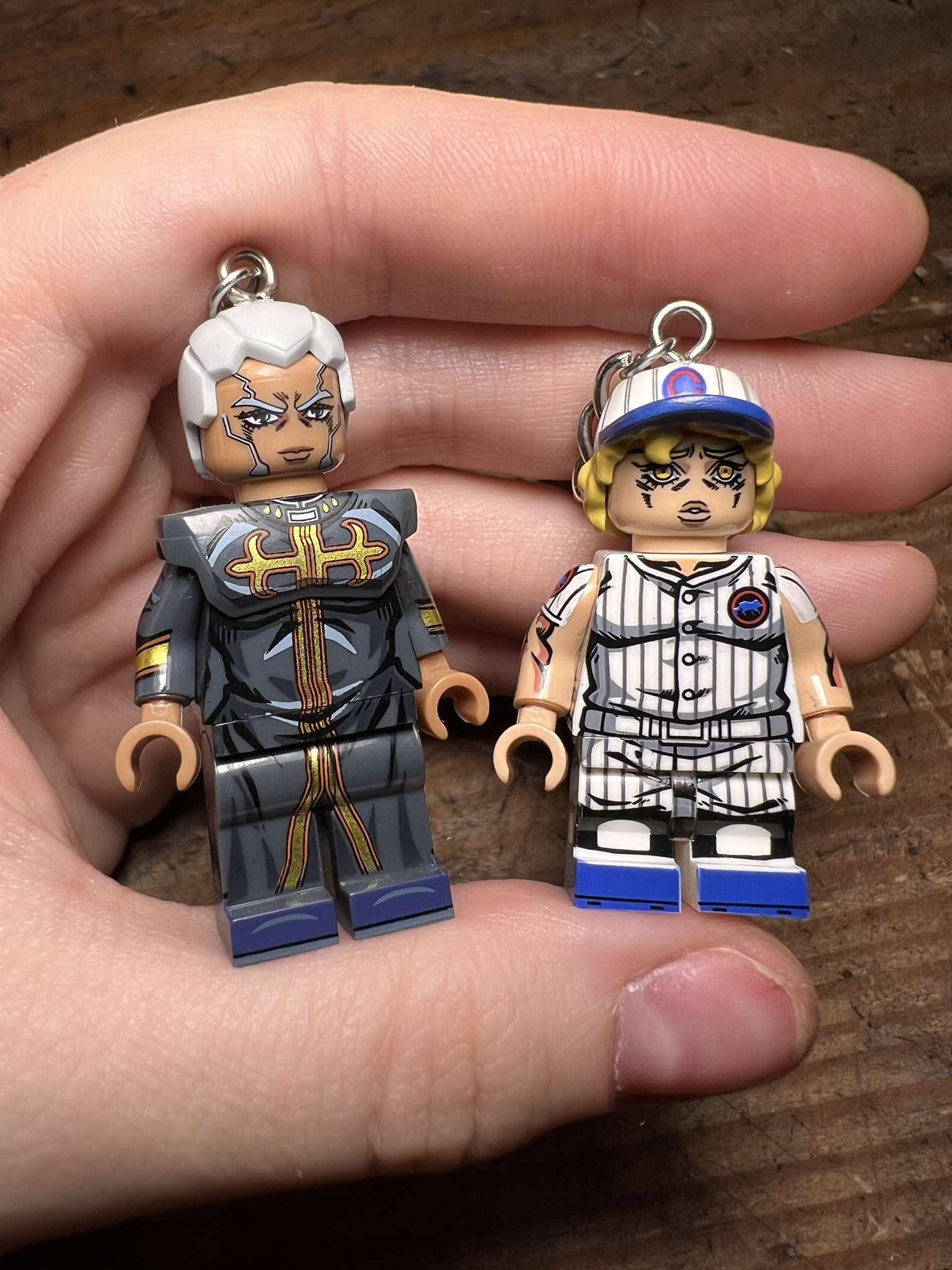 Anime Jojo Pucci Emporio anime mini figurine keychain keyring Size ONE SIZE - 5 Thumbnail