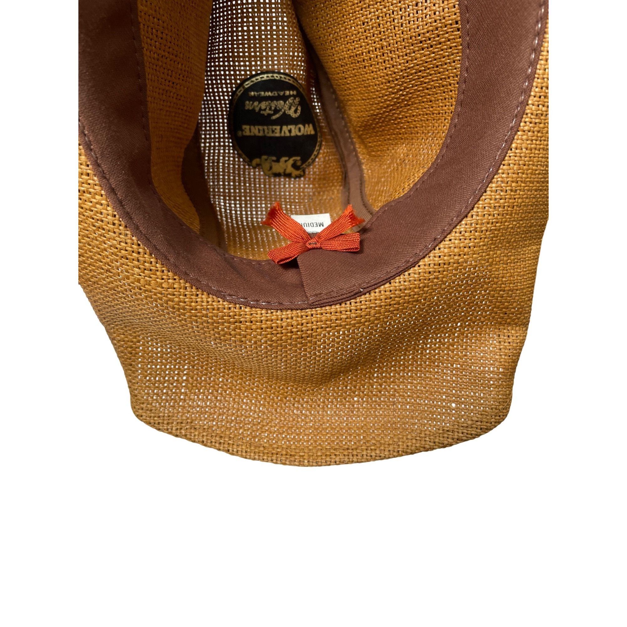Wolverine Wolverine Western Wear Womens Brown Feathered Straw Cowboy H Size ONE SIZE - 11 Thumbnail