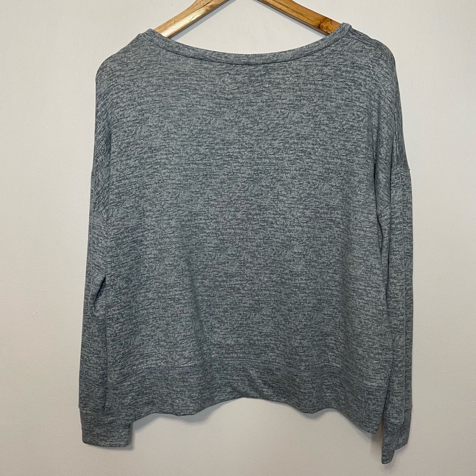 Spyder Spyder Grey Long Sleeve L Womens Boat Neck Oversized Casual Size L / US 10 / IT 46 - 4 Thumbnail