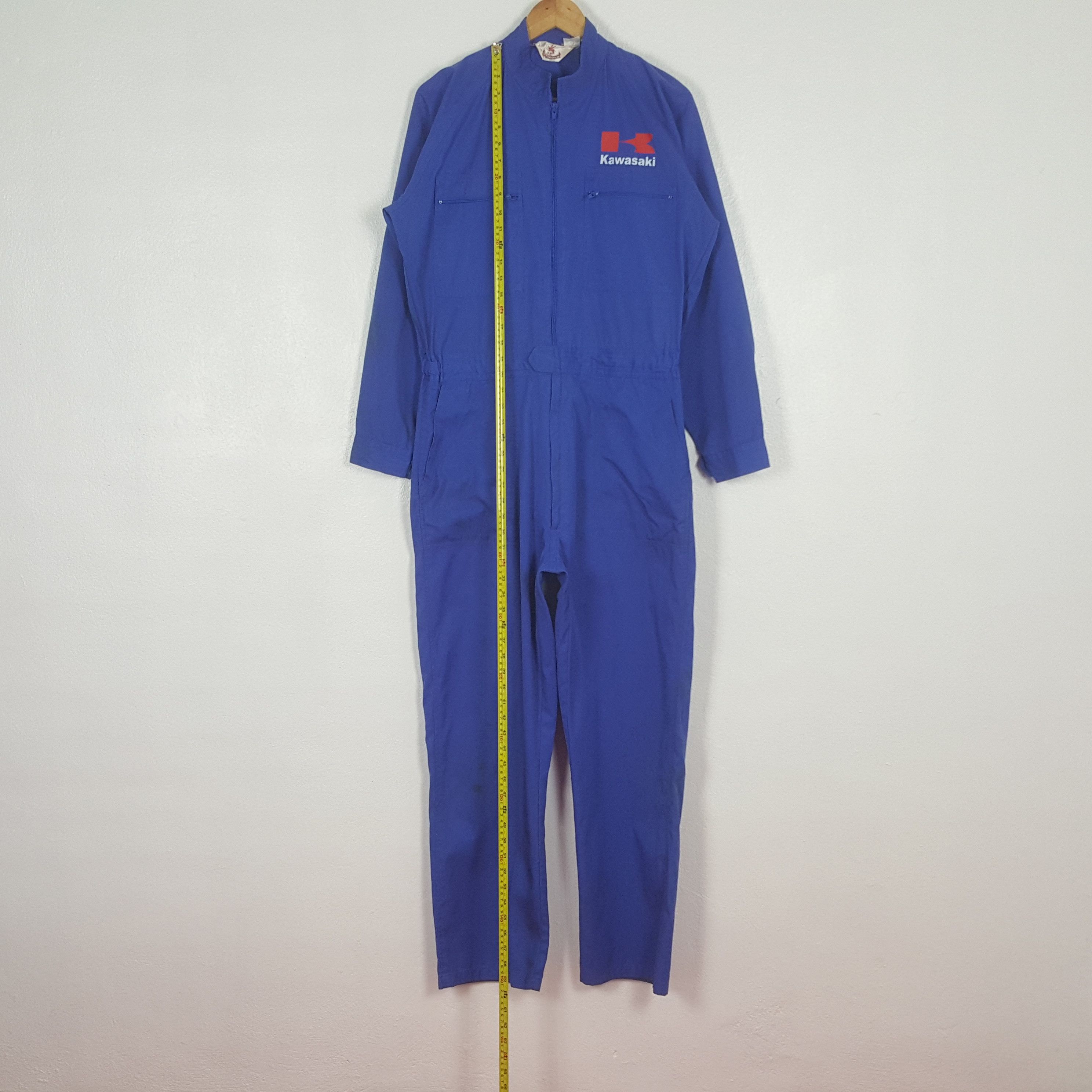 Japanese Brand Vintage Kawasaki Racing Motorsports Coverall Jacket C309N12 Size US M / EU 48-50 / 2 - 6 Thumbnail