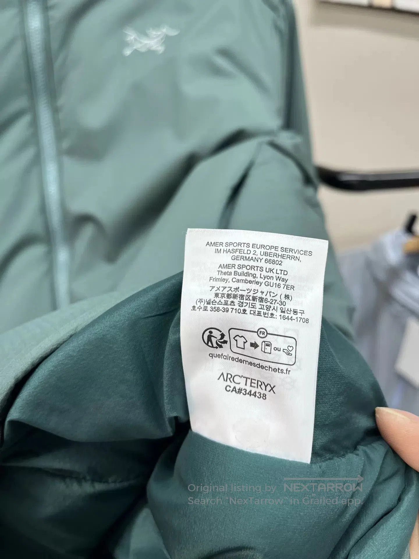 Arc'teryx Blue Lightweight Zip. Size US M / EU 48-50 / 2 - 7 Thumbnail