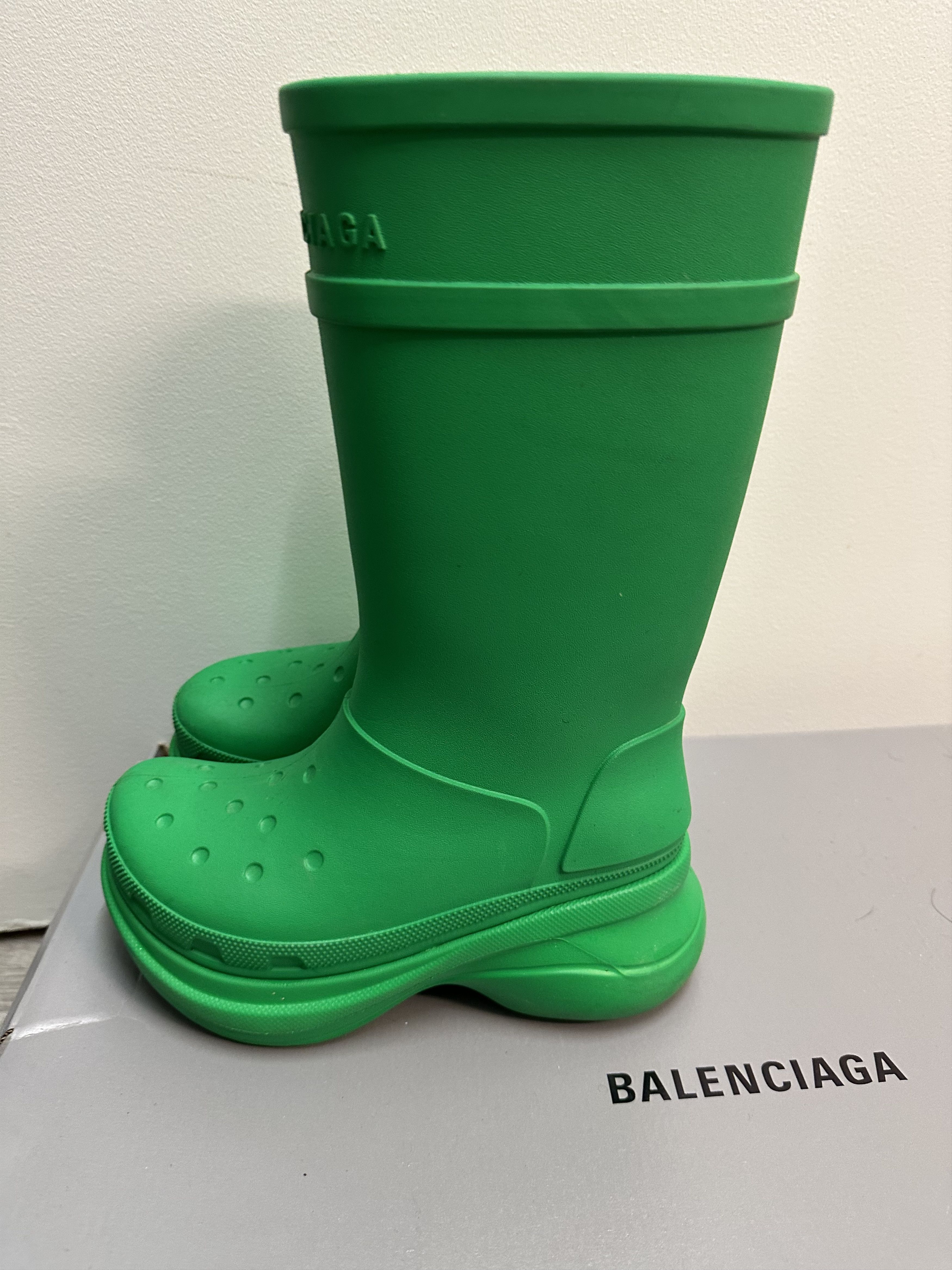 Balenciaga × Crocs Balenciaga Croc Boot Size US 6 / IT 36 - 3 Thumbnail