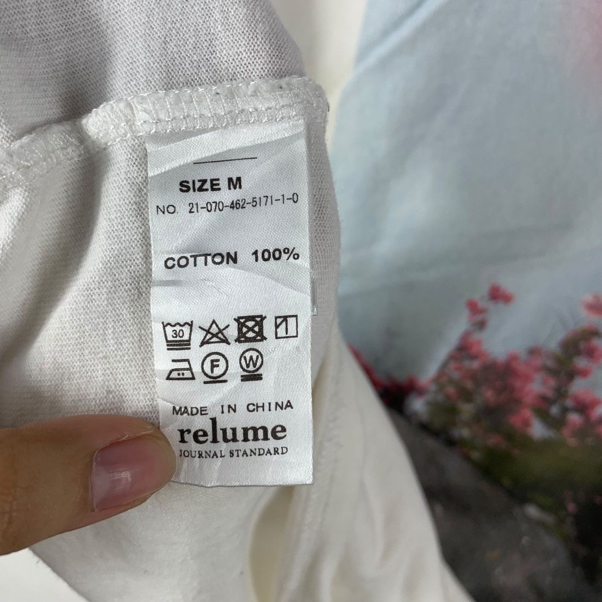 Journal Standard JOURNAL STANDARD JAPAN Relume Collection Sakura Tee Shirt Size M / US 6-8 / IT 42-44 - 8 Thumbnail