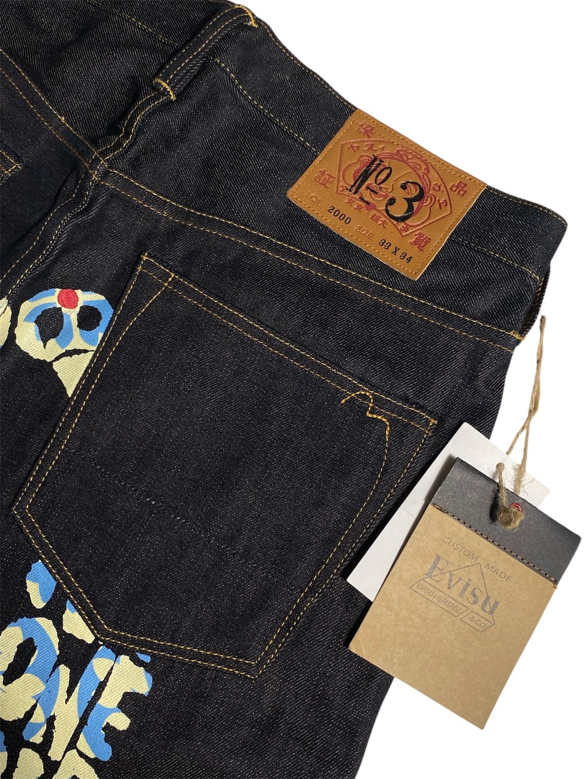 Evisu Evisu Script Daicock No 3 Lot 2000 New Size US 33 - 6 Thumbnail