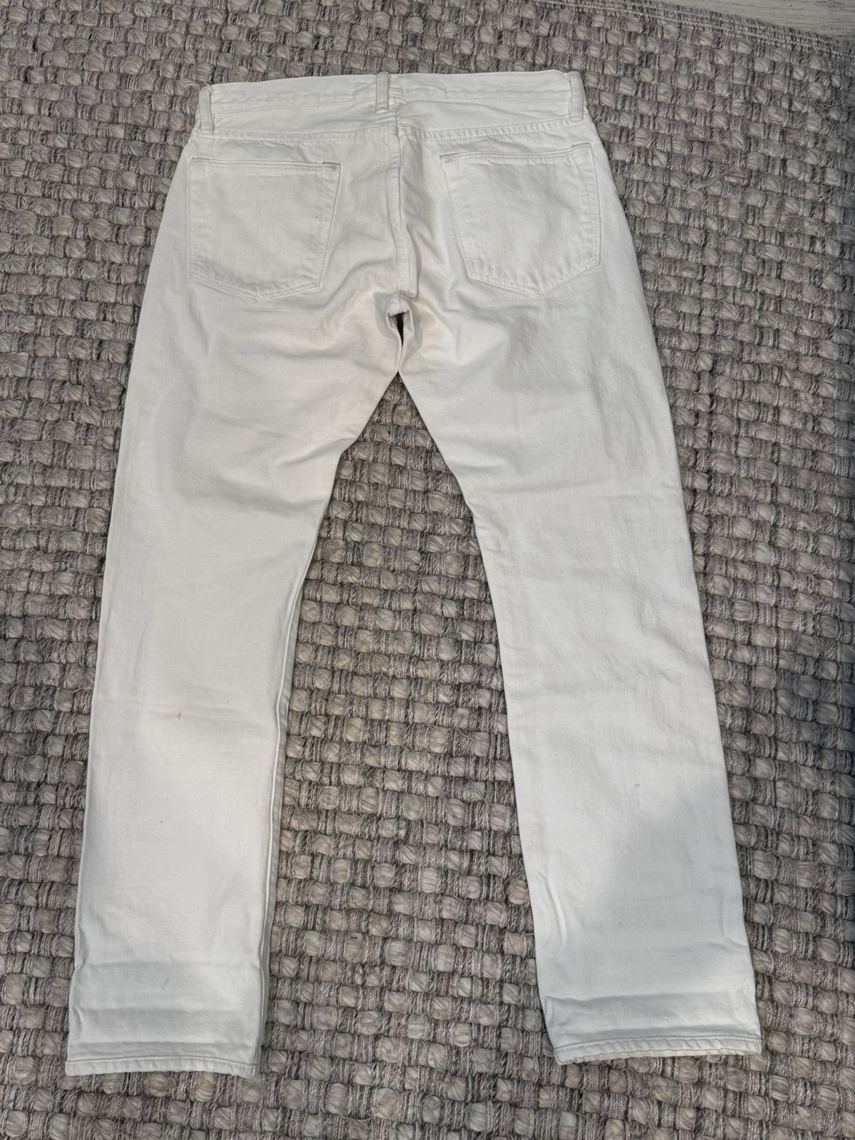 RRL Ralph Lauren Vintage White RRL Selvedge Denim Jeans Size US 30 / EU 46 - 7 Thumbnail