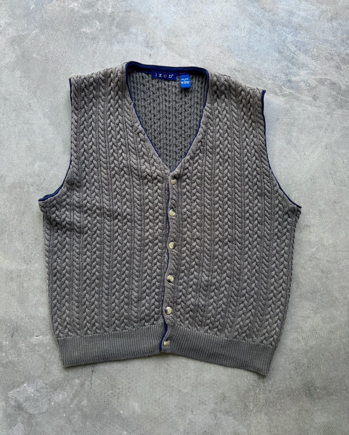 Izod Vintage 90s IZOD Vest Size US L / EU 52-54 / 3 - 1 Thumbnail