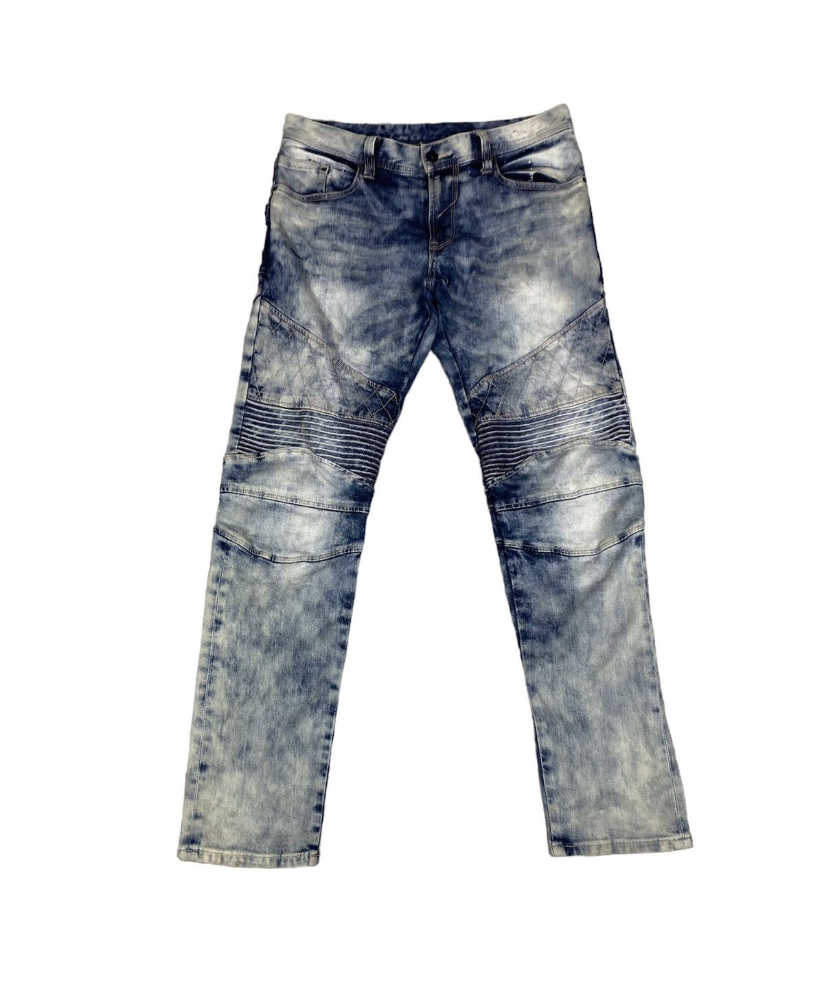 Issey Miyake × Tete Homme Plag Tete Homme Biker Pants. S0113 Size US 32 / EU 48 - 1 Thumbnail