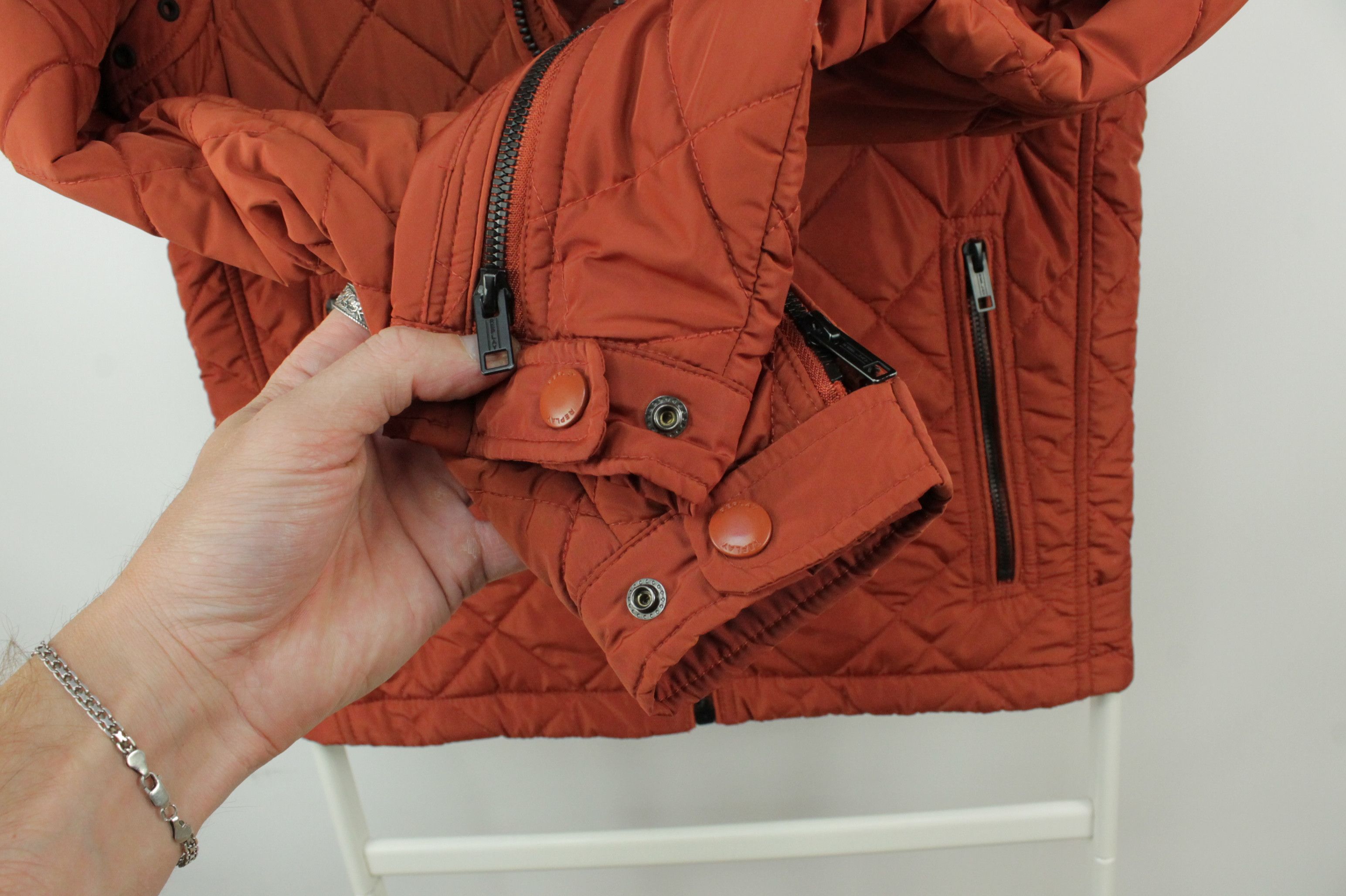 Replay Replay Quilted Biker Jacket Men's Size US S / EU 44-46 / 1 - 8 Thumbnail