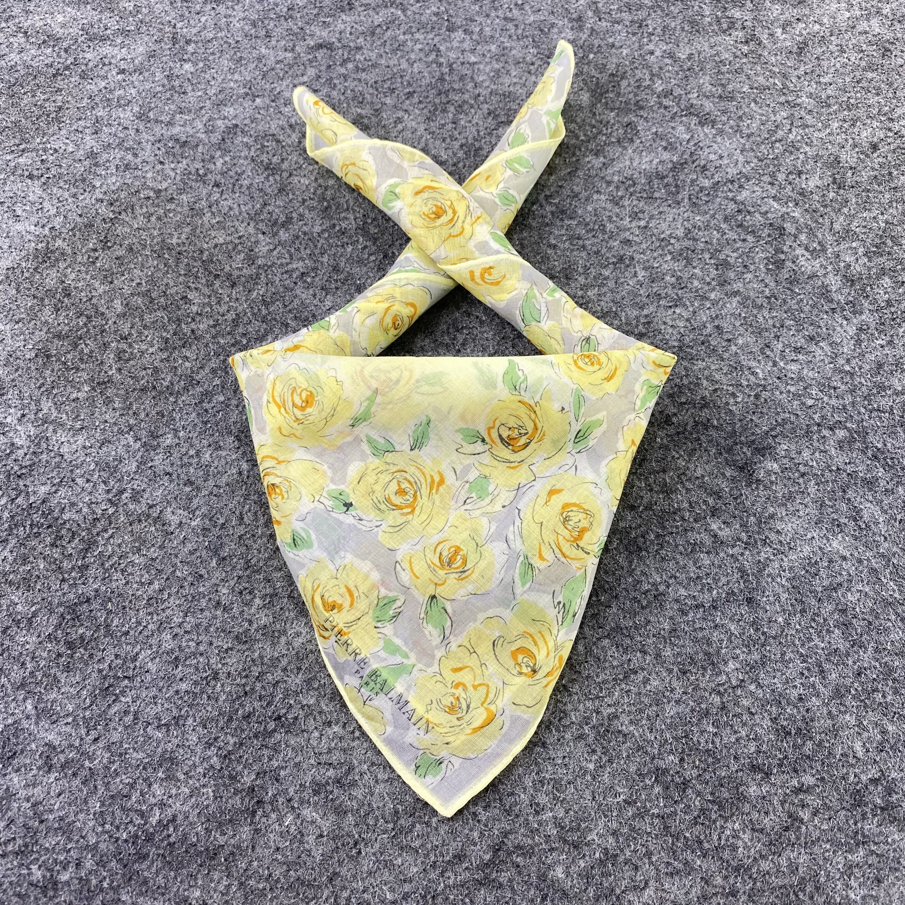 Pierre Balmain Pierre Balmain Handkerchief / Bandana / Neckerchief -B834 Size ONE SIZE - 1 Thumbnail