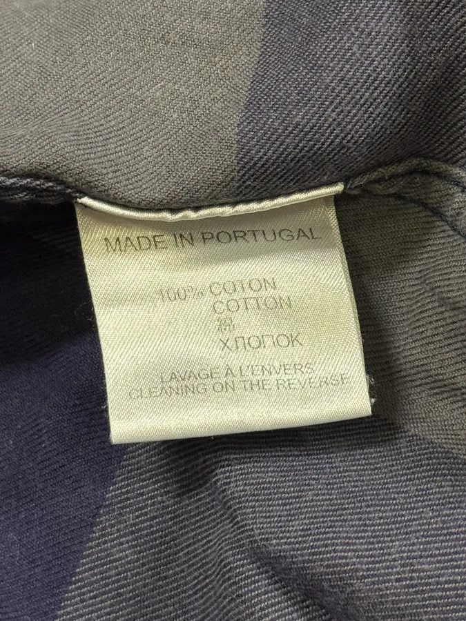 Givenchy Givenchy Grey & Navy Checkered Shirt Size US S / EU 44-46 / 1 - 10 Thumbnail