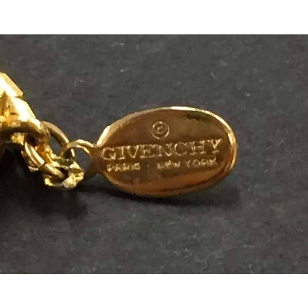 Givenchy Givenchy GG logo gold and enamel necklace Size ONE SIZE - 4 Thumbnail