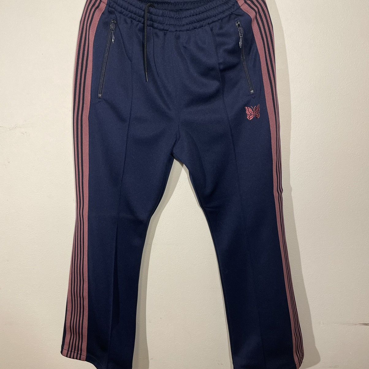 image of Needles Jersey Sweatpants in Navy, Men's (Size 26)
