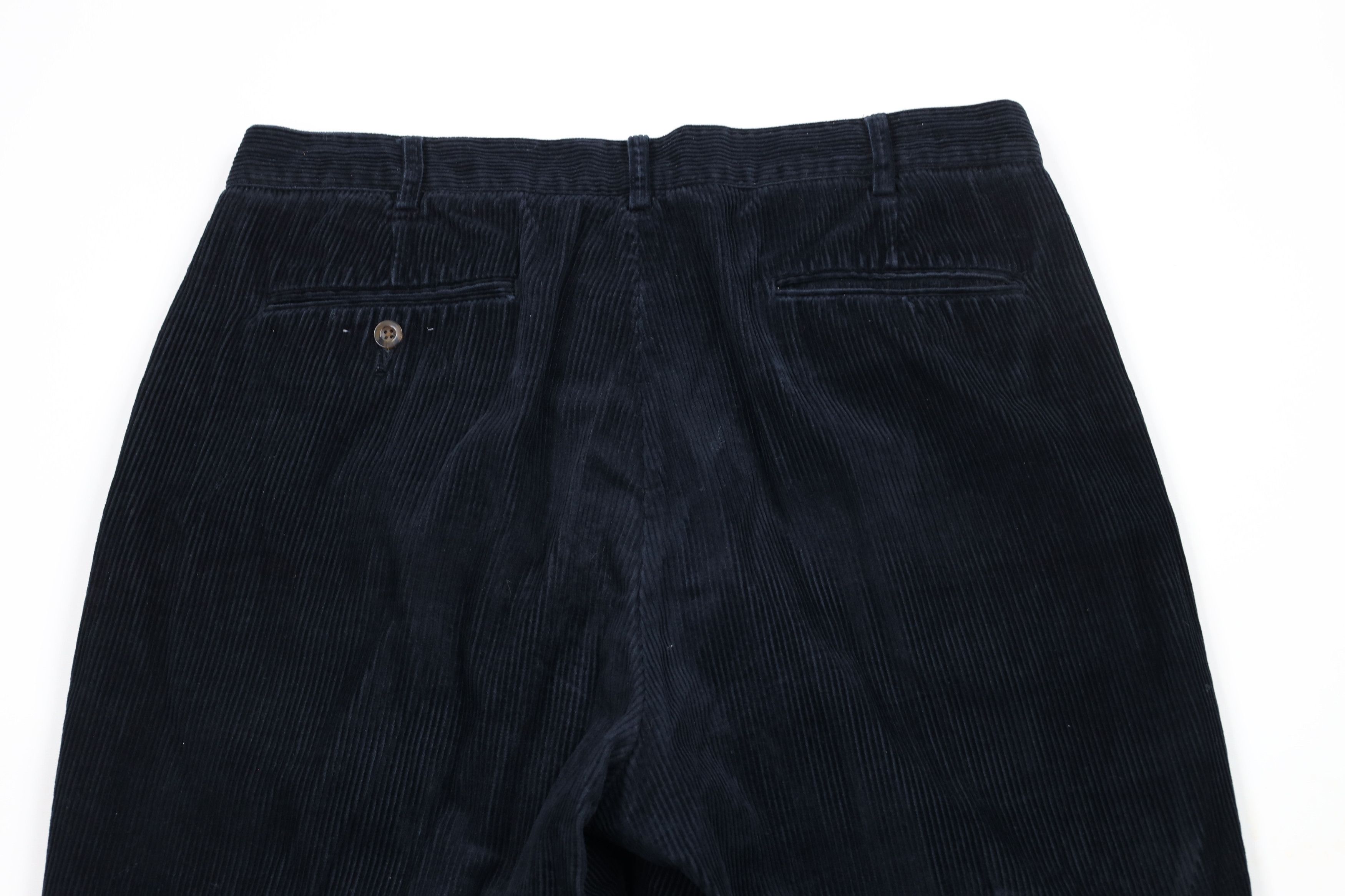 Vintage Vintage 90s Streetwear Cuffed Wide Leg Corduroy Pants Size US 34 / EU 50 - 12 Thumbnail