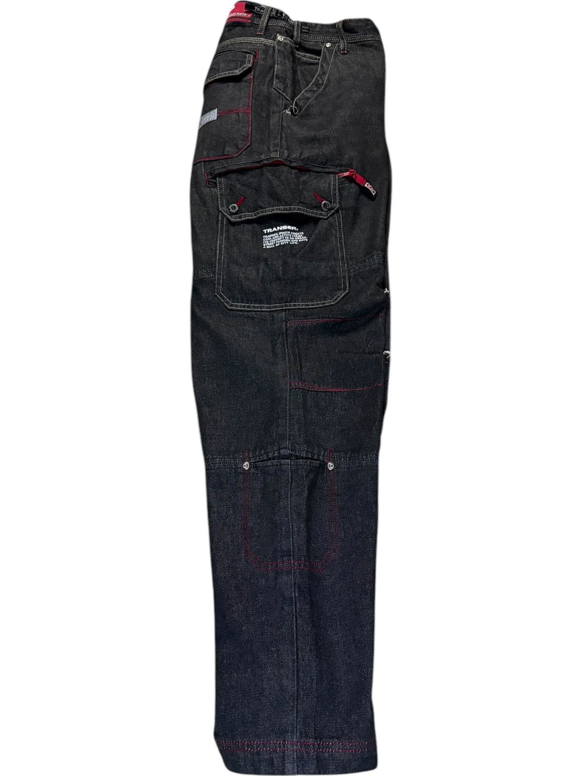 Japanese Brand Vintage Japanese Brand Cargo Distressed Baggy Jeans Size US 29 - 3 Thumbnail