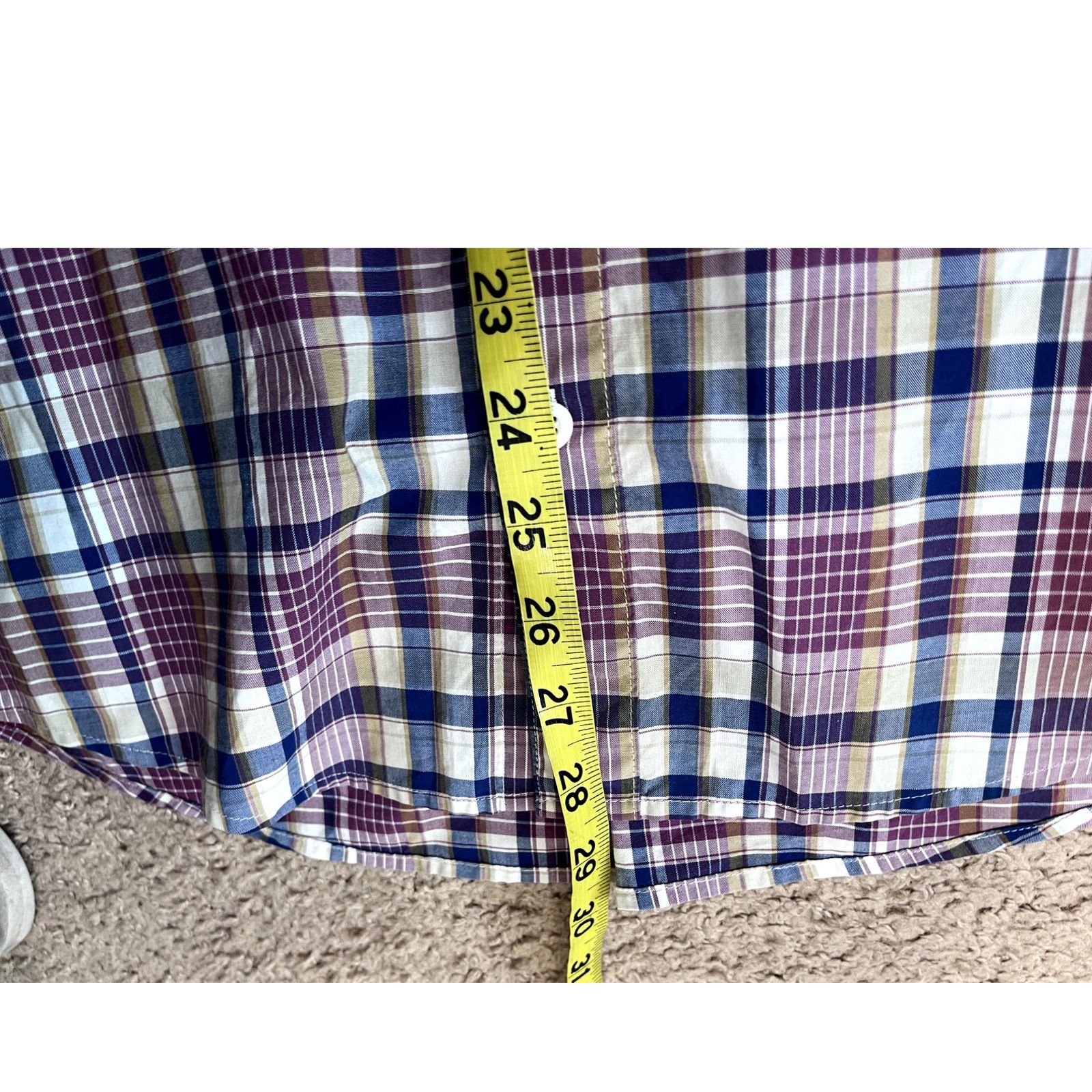 Patagonia Red and Blue Plaid Men's Patagonia Button Front Shirt M Size US M / EU 48-50 / 2 - 5 Thumbnail