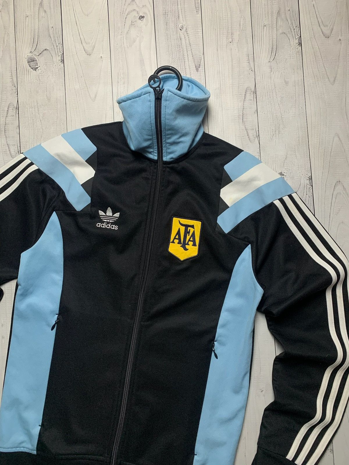 Adidas × Vintage Vintage adidas Argentina soccer track jacket size S rare Size US S / EU 44-46 / 1 - 2 Thumbnail