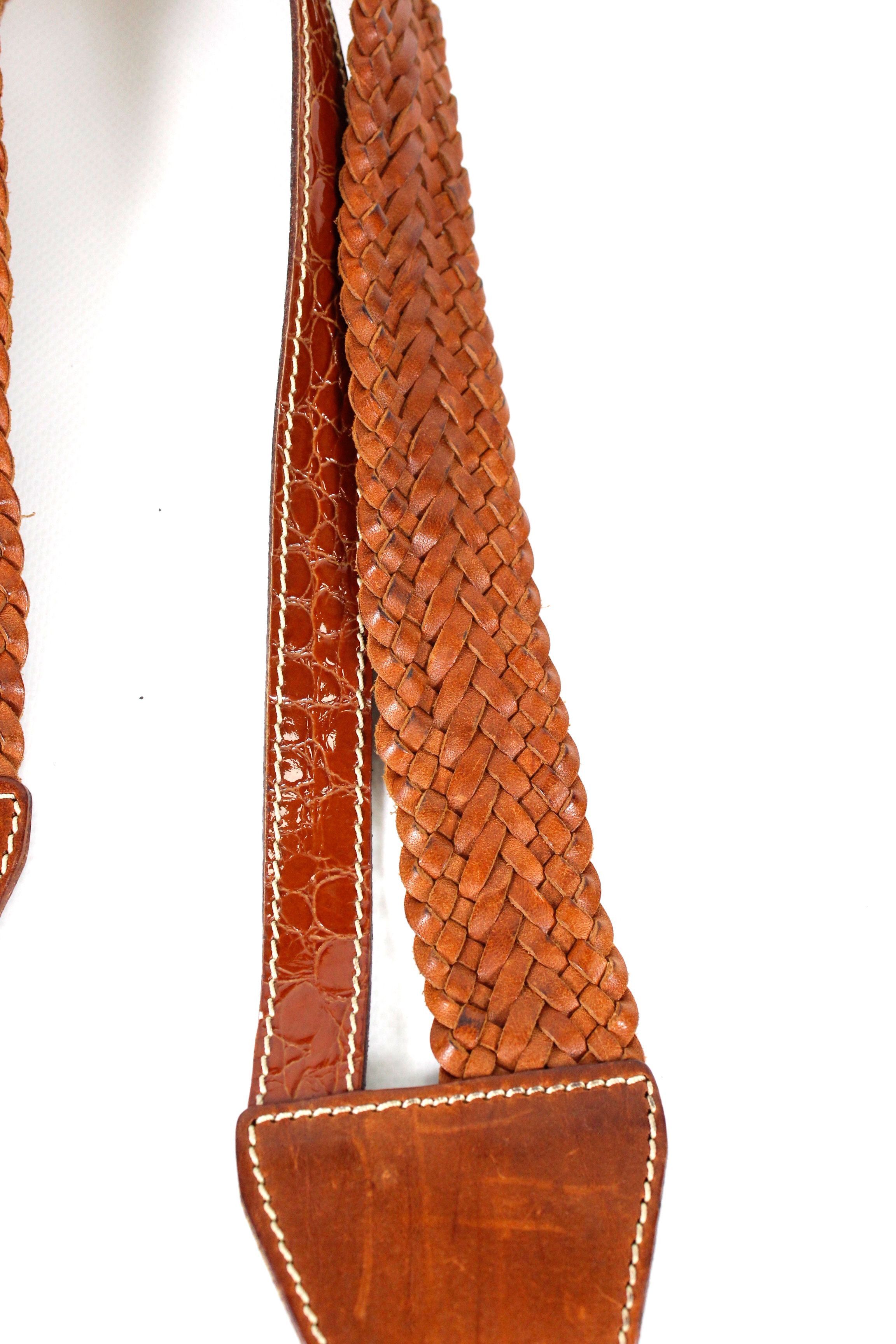 Ferre × Gianfranco Ferre Gianfranco Ferre Leather Woven Belt Size ONE SIZE - 8 Thumbnail