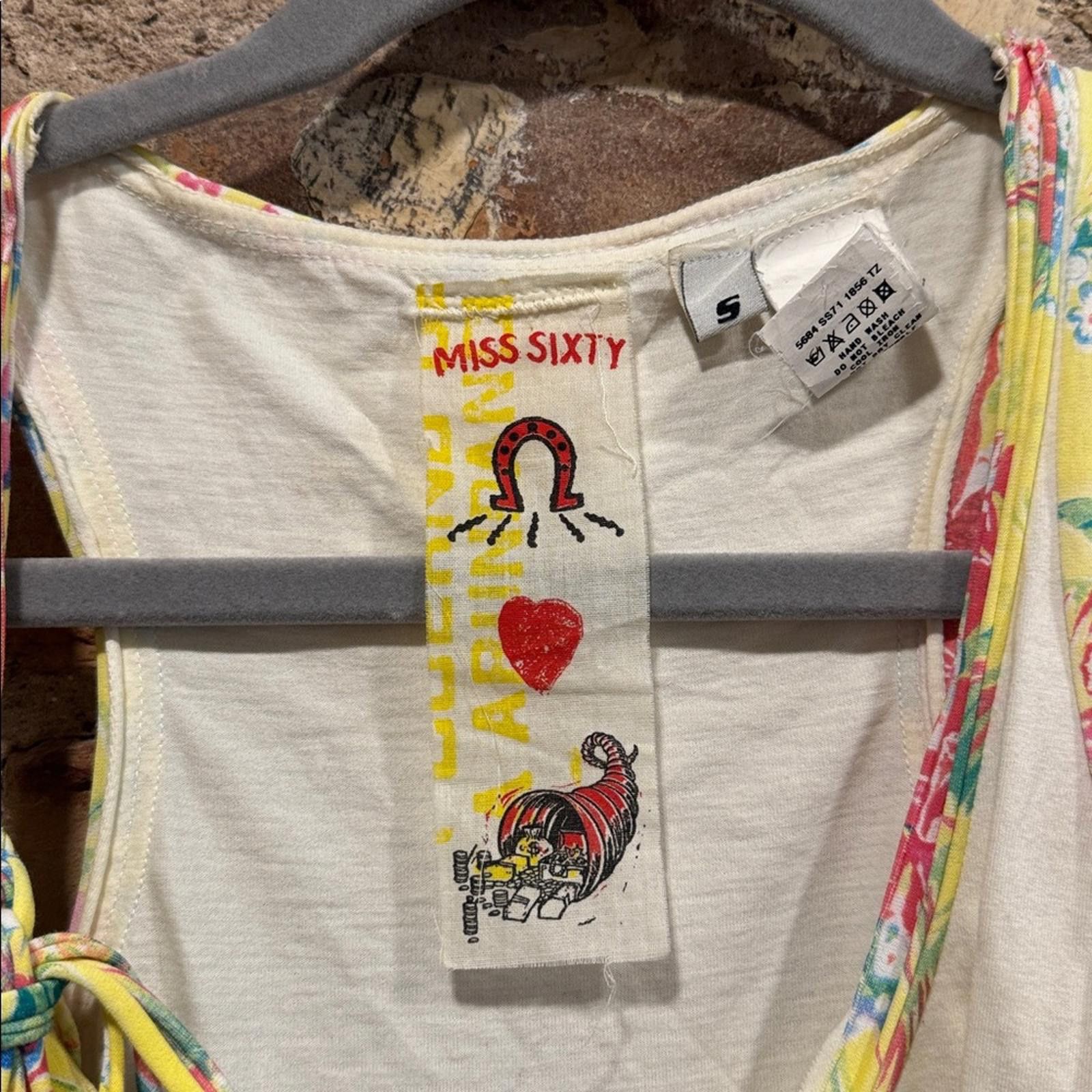 Miss Sixty Y2K VINTAGE MISS SIXTY TANK TOP Size S / US 4 / IT 40 - 5 Thumbnail