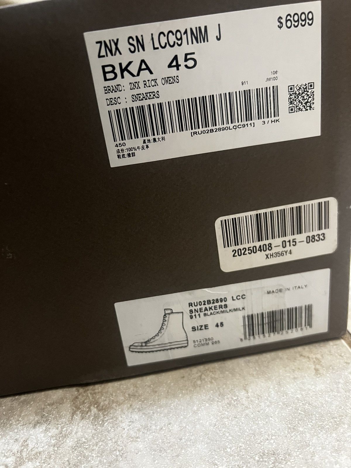 Rick Owens Rick Owens Suede Leather Ramones Size US 12 / EU 45 - 11 Thumbnail