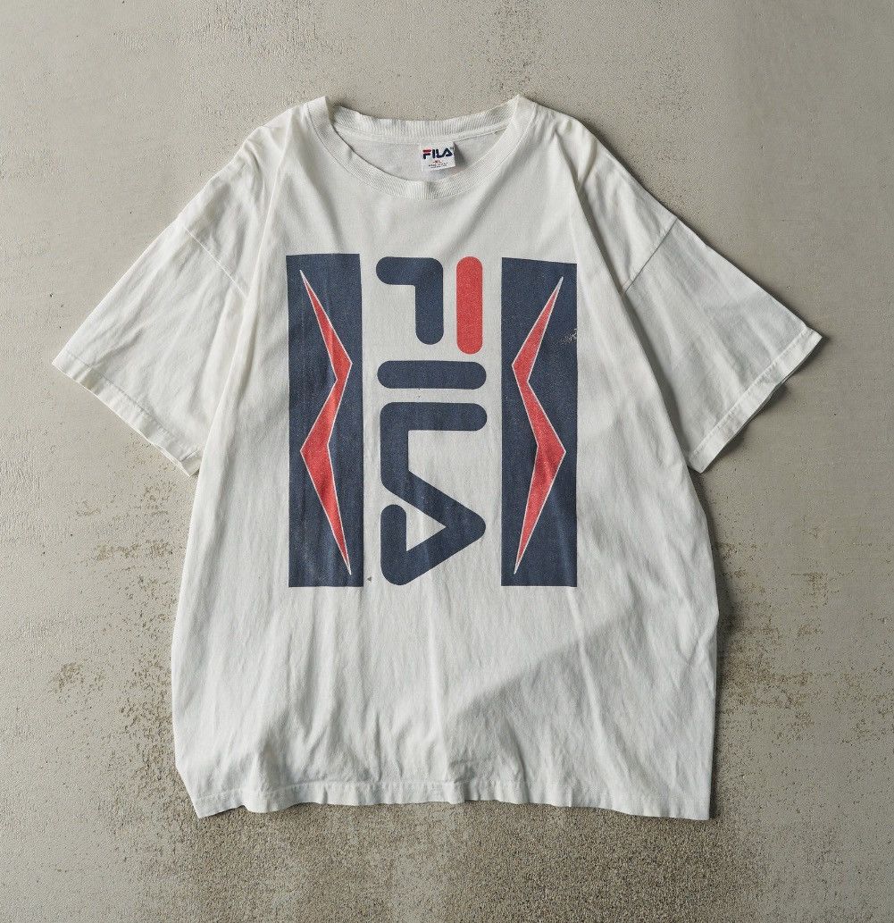 Fila × Vintage Vintage Fila Tee Size US XL / EU 56 / 4 - 1 Thumbnail