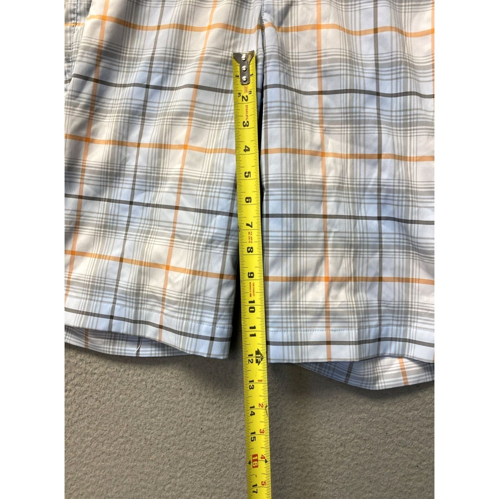 Nike Nike Dri-Fit Golf Shorts Mens 28 Blue Orange Plaid Athletic Moisture Wicking Elastic Waist Snap Closure Summer Activewear - Nike Dri-Fit Size US 28 / EU 44 - 5 Thumbnail