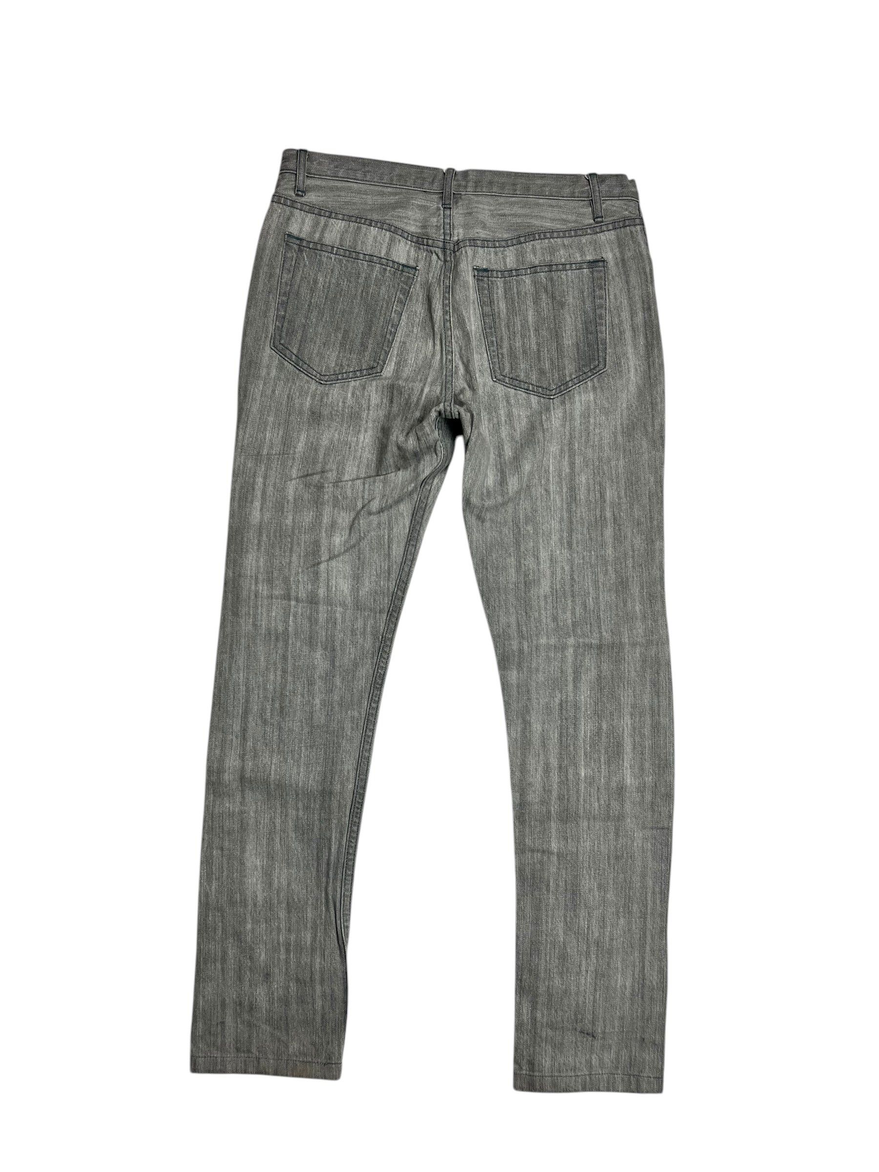 A.P.C. A.P.C Grey Washed Slim Jeans - 28" Size US 28 / EU 44 - 5 Thumbnail