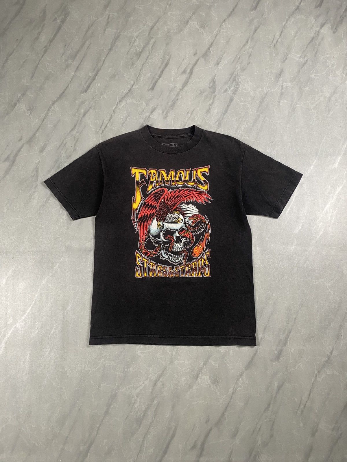 Famous Stars And Straps Rare Vintage 00s Famous Travis Barker Tee Size US M / EU 48-50 / 2 - 1 Thumbnail