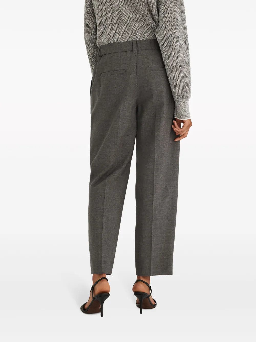 Brunello Cucinelli o1la1rc1a0425 Pants in Medium Grey Size 27" / US 4 / IT 40 - 3 Thumbnail