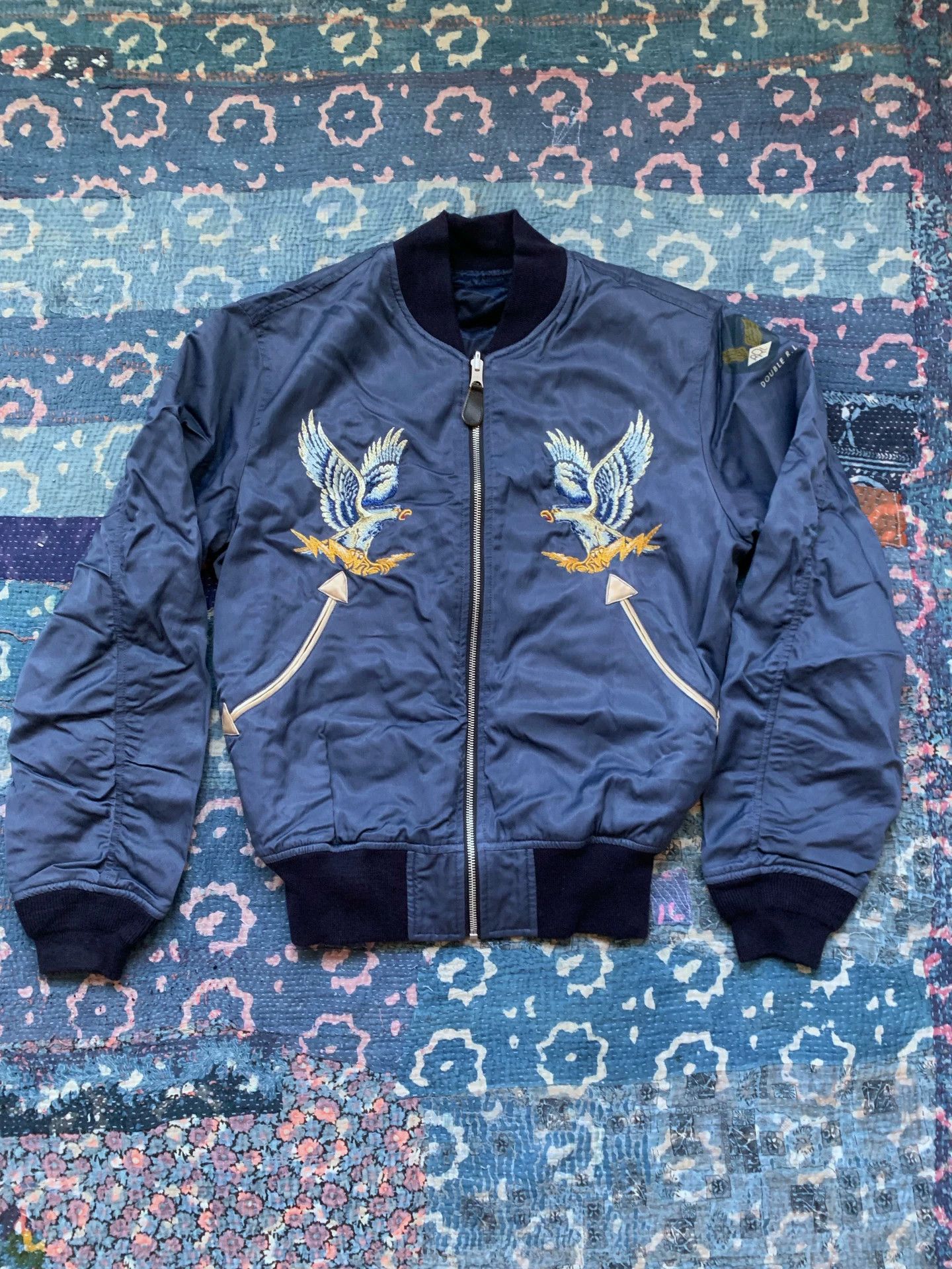 RRL Ralph Lauren RRL Yokosuka Embroidered Jacket Reverse Camo S Size US S / EU 44-46 / 1 - 1 Thumbnail