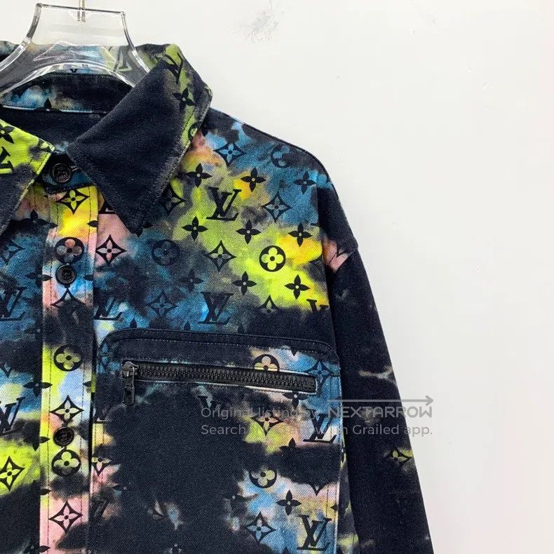 Louis Vuitton Louis Vuitton 23 color-block tie-dyed logo full-print cott Size US S / EU 44-46 / 1 - 3 Thumbnail