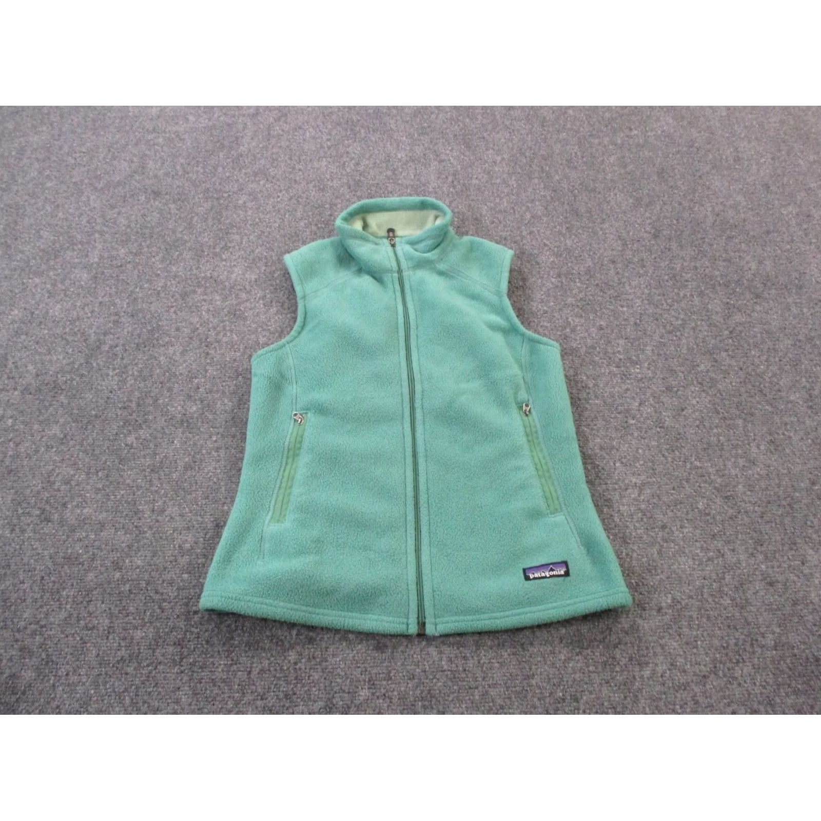 Patagonia Patagonia Vest Women's XS Fleece Synchilla Outdoor Hiking Camping Green Logo Pockets Zip Mid-Length Sleeveless Size XS / US 0-2 / IT 36-38 - 2 Thumbnail