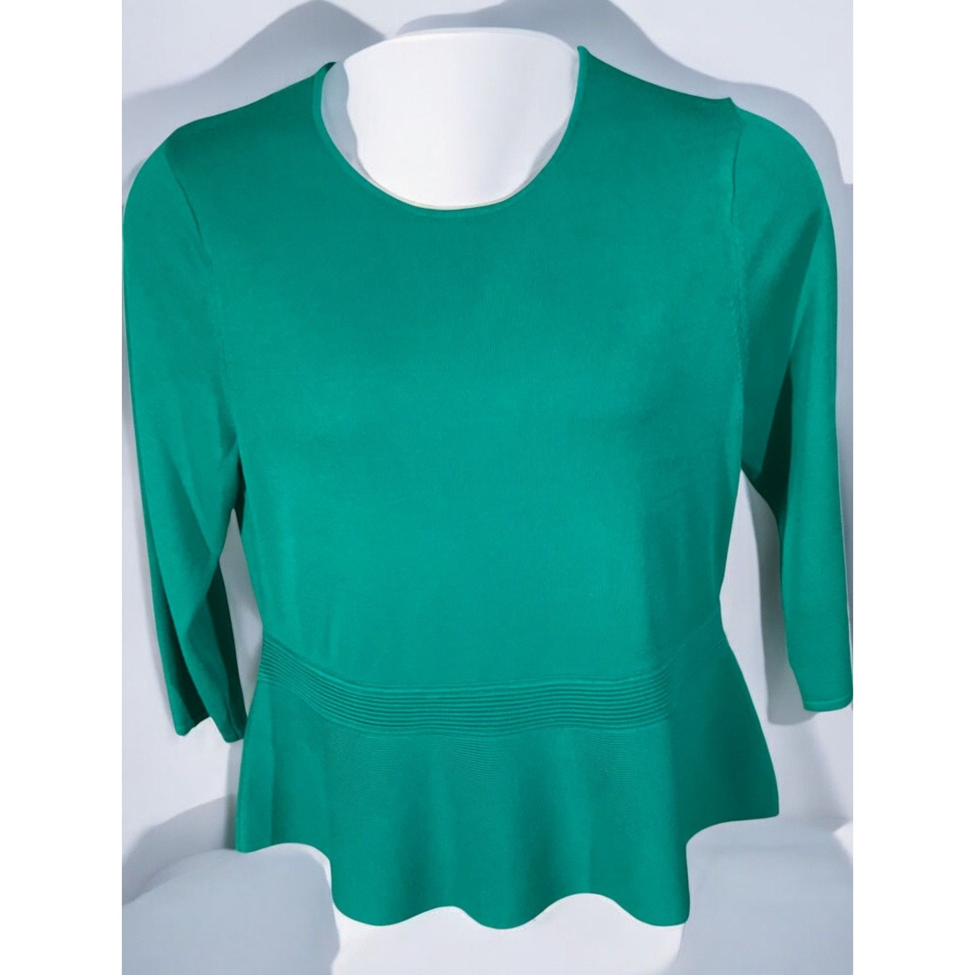 Talbots Talbots Womens Petite Tunic Quarter Sleeve Green NEW PXL Size XL / US 12-14 / IT 48-50 - 2 Thumbnail