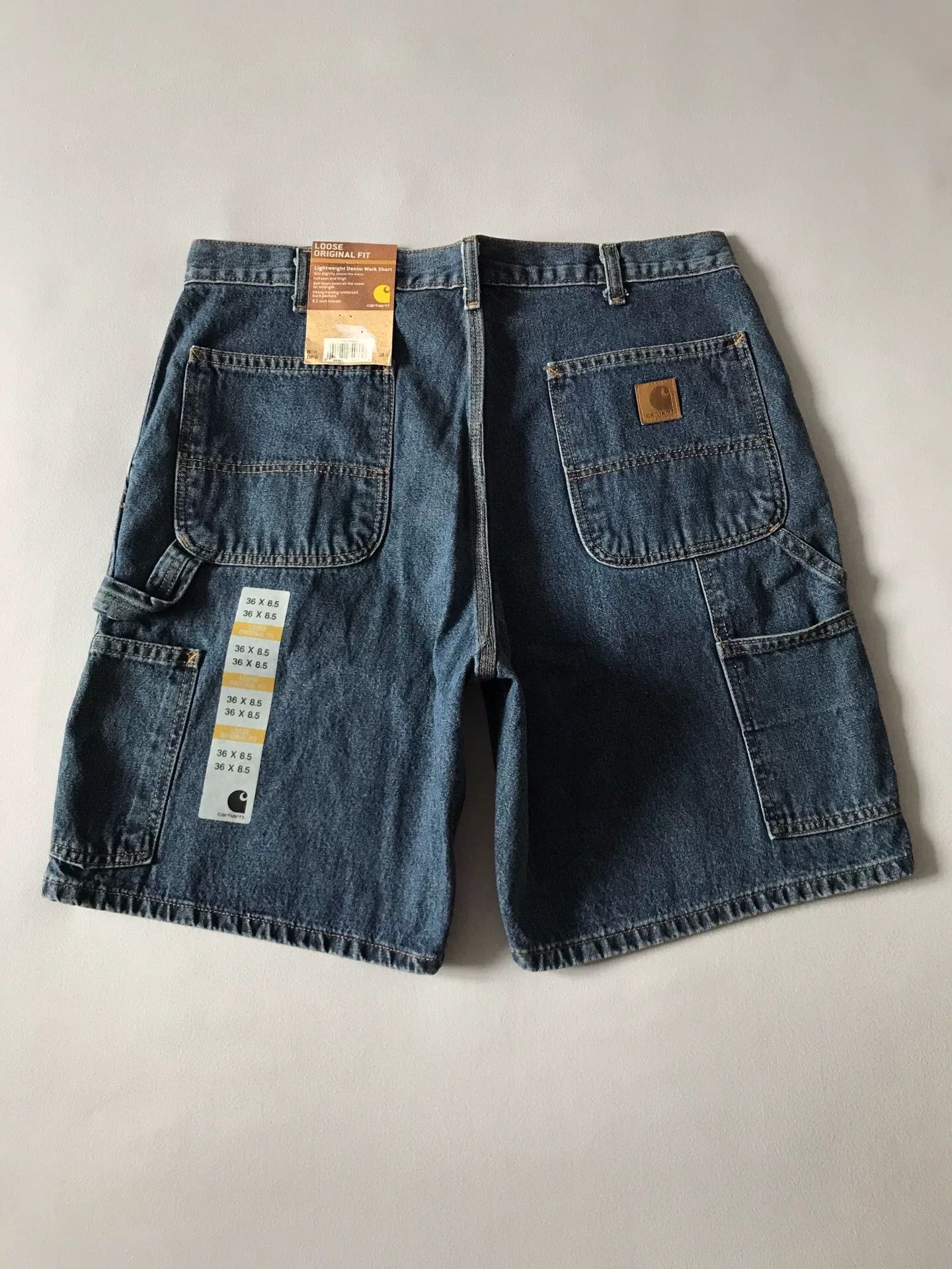 Carhartt Carhartt B28 DPS Washed Denim Cargo Shorts Size US 36 / EU 52 - 1 Thumbnail