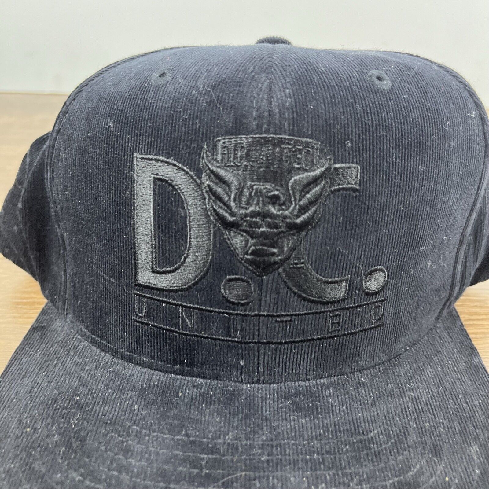 Mitchell & Ness DC United Snapback Hat Mitchell & Ness Black Cap Adjustable Size ONE SIZE - 7 Thumbnail
