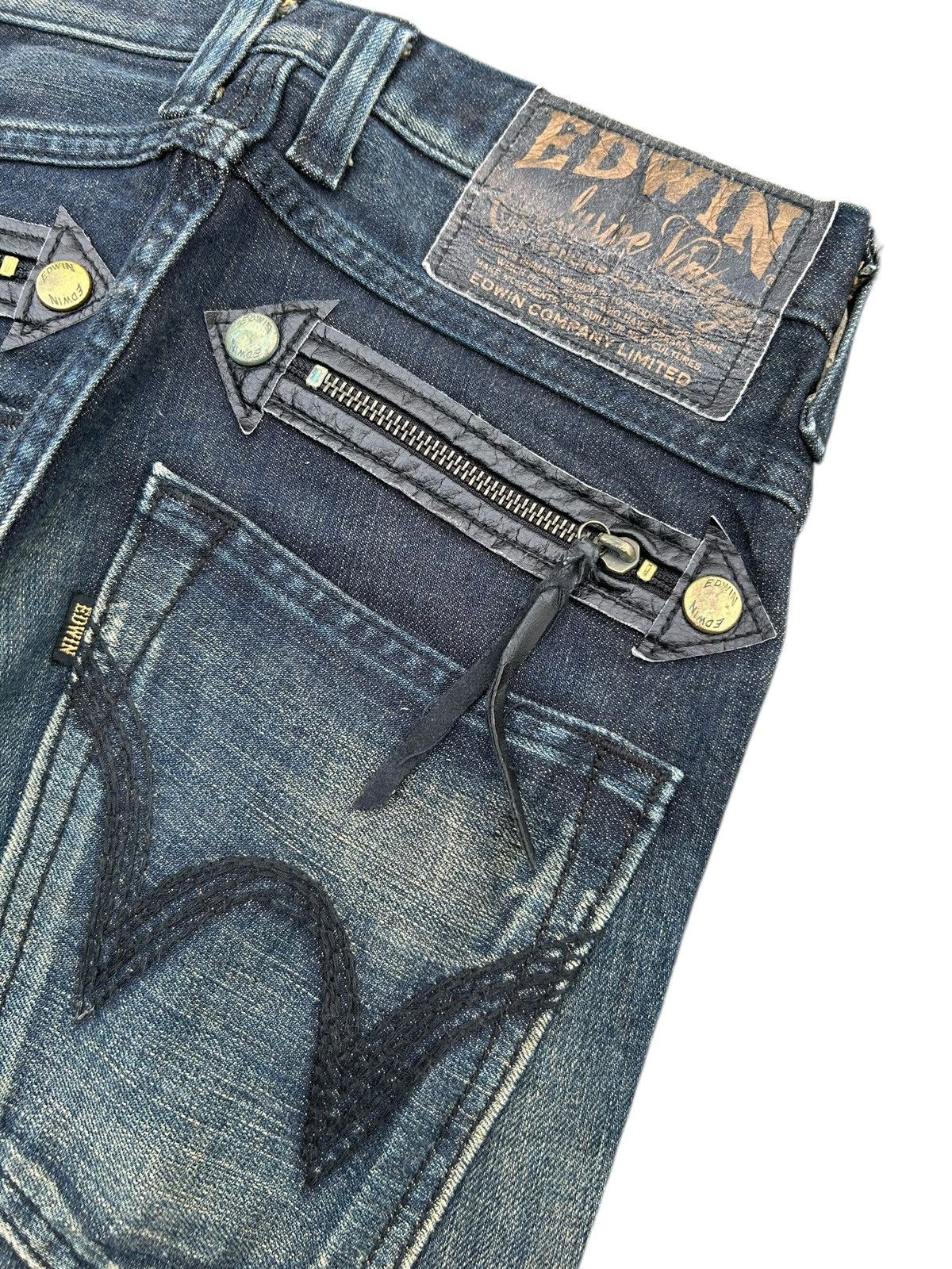Kapital Vintage Edwin Japanese Punk Style Denim Jeans Size US 28 / EU 44 - 13 Thumbnail