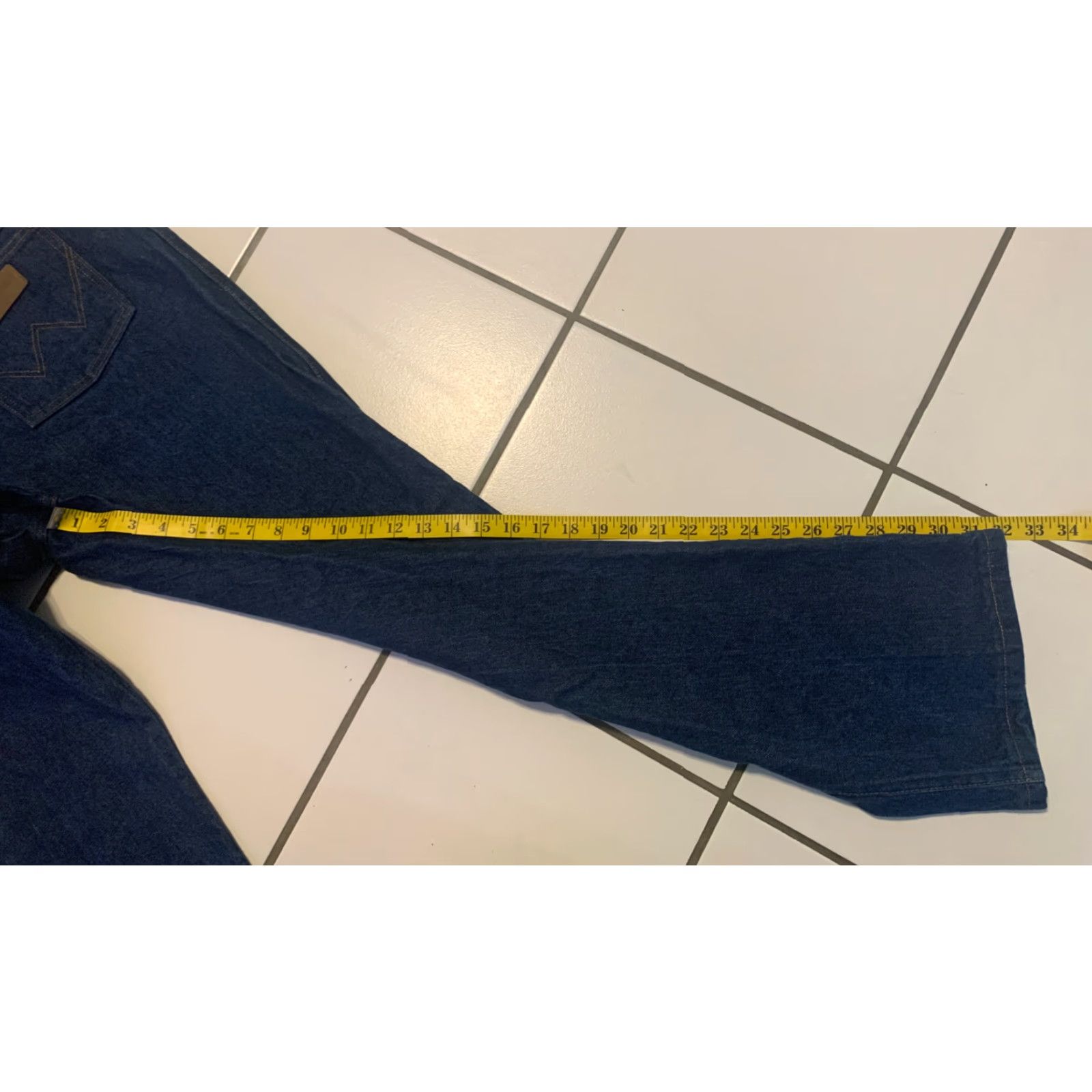 Wrangler WRANGLER REGULAR FIT MEN'S DENIM JEANS 46X32 BLUE Size US 30 / EU 46 - 4 Thumbnail