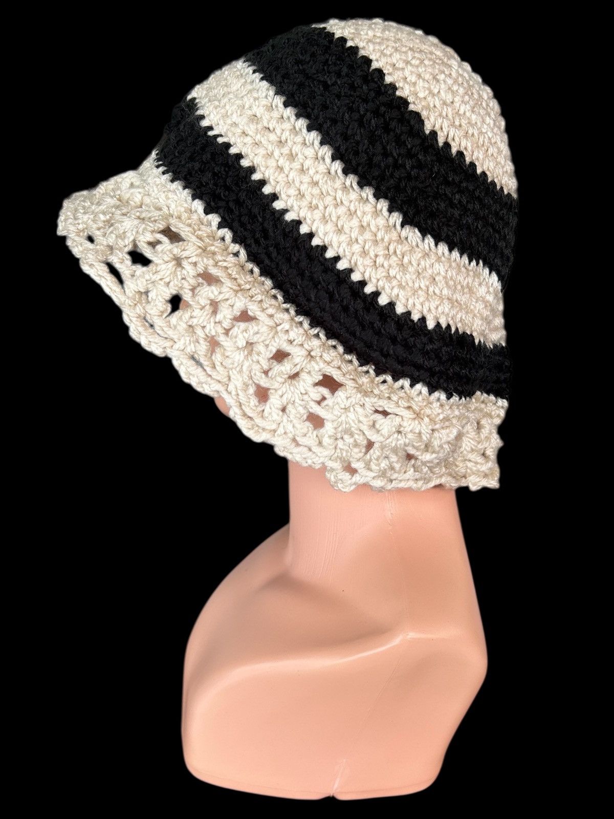 Japanese Brand × Kapital × Vintage Crochet Knitted Handmade Bucket Hats Size ONE SIZE - 1 Thumbnail