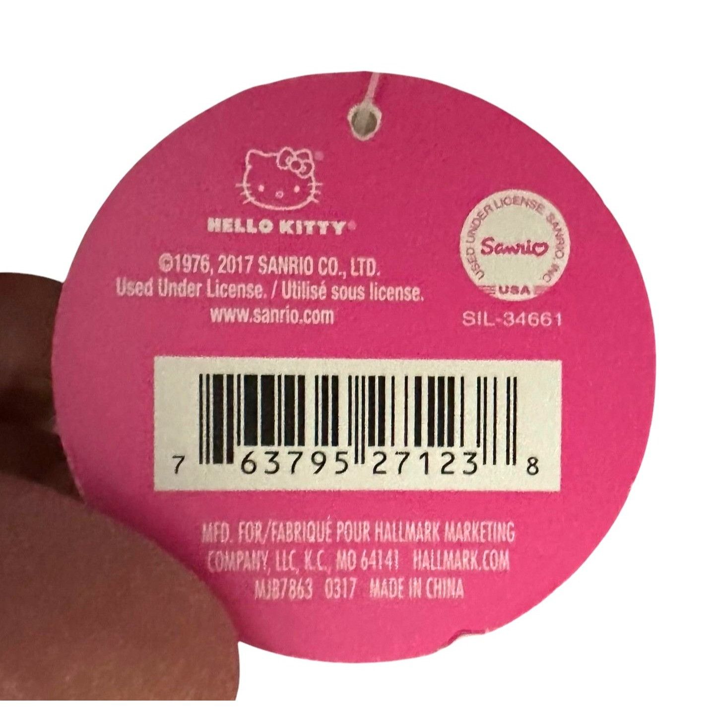 Japanese Brand Hello Kitty Sanrio Hallmark Fluffballs Plush Ornament Toy C Size ONE SIZE - 9 Thumbnail