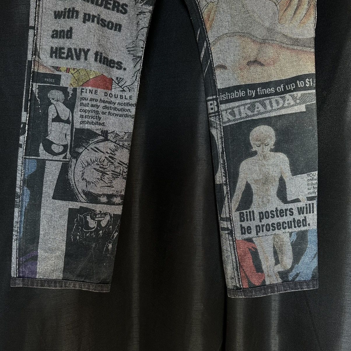 Yohji Yamamoto AW07 Yohji Yamamoto x Shotaro Ishinomori "Cyborg 009" Jeans Size US 30 / EU 46 - 4 Thumbnail